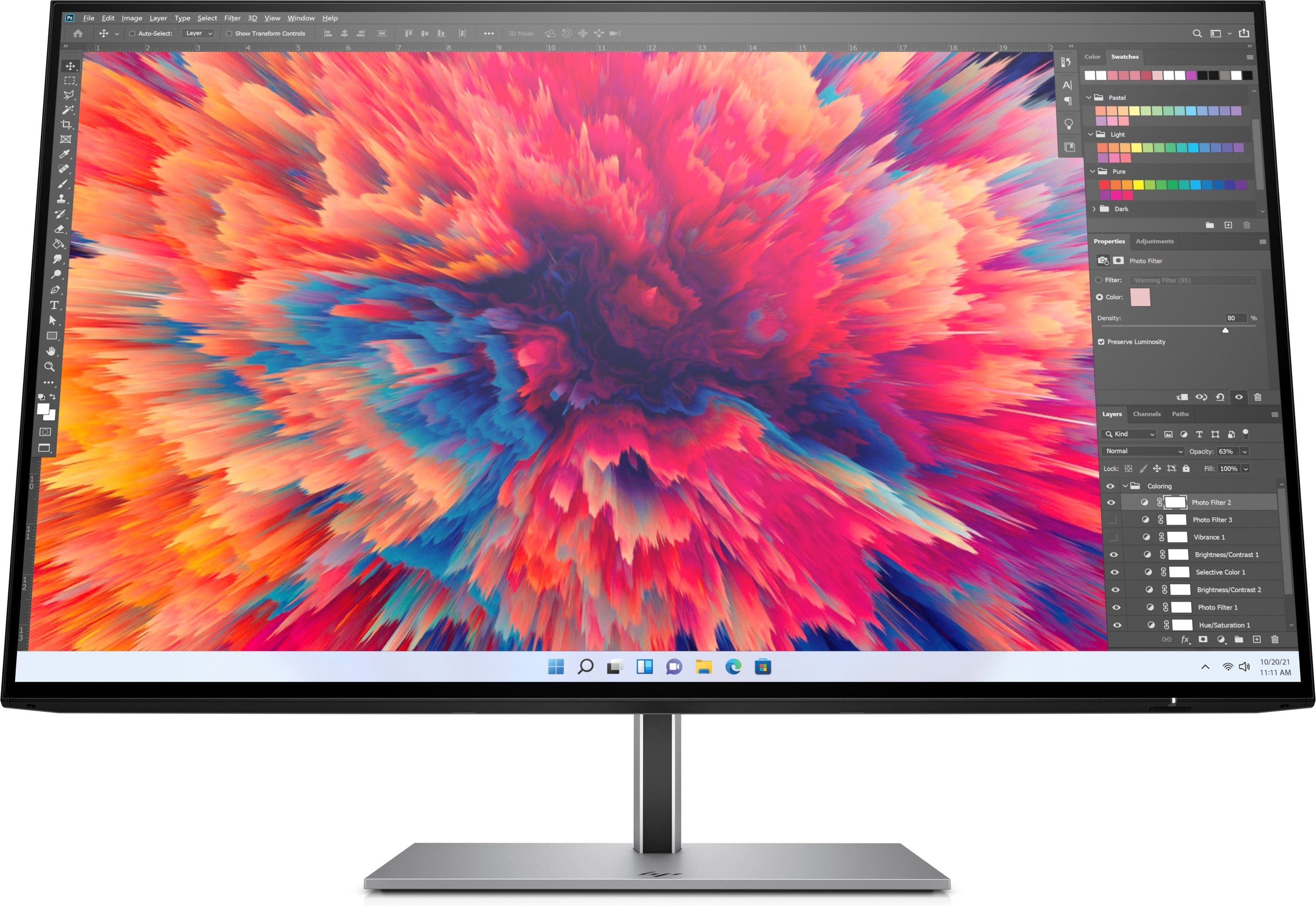 HP Z24q G3 23.8" QHD IPS Monitor, 16:9, 5MS, 1000:1-Contrast - 4Q8N4AA#ABA (Certified Refurbished)