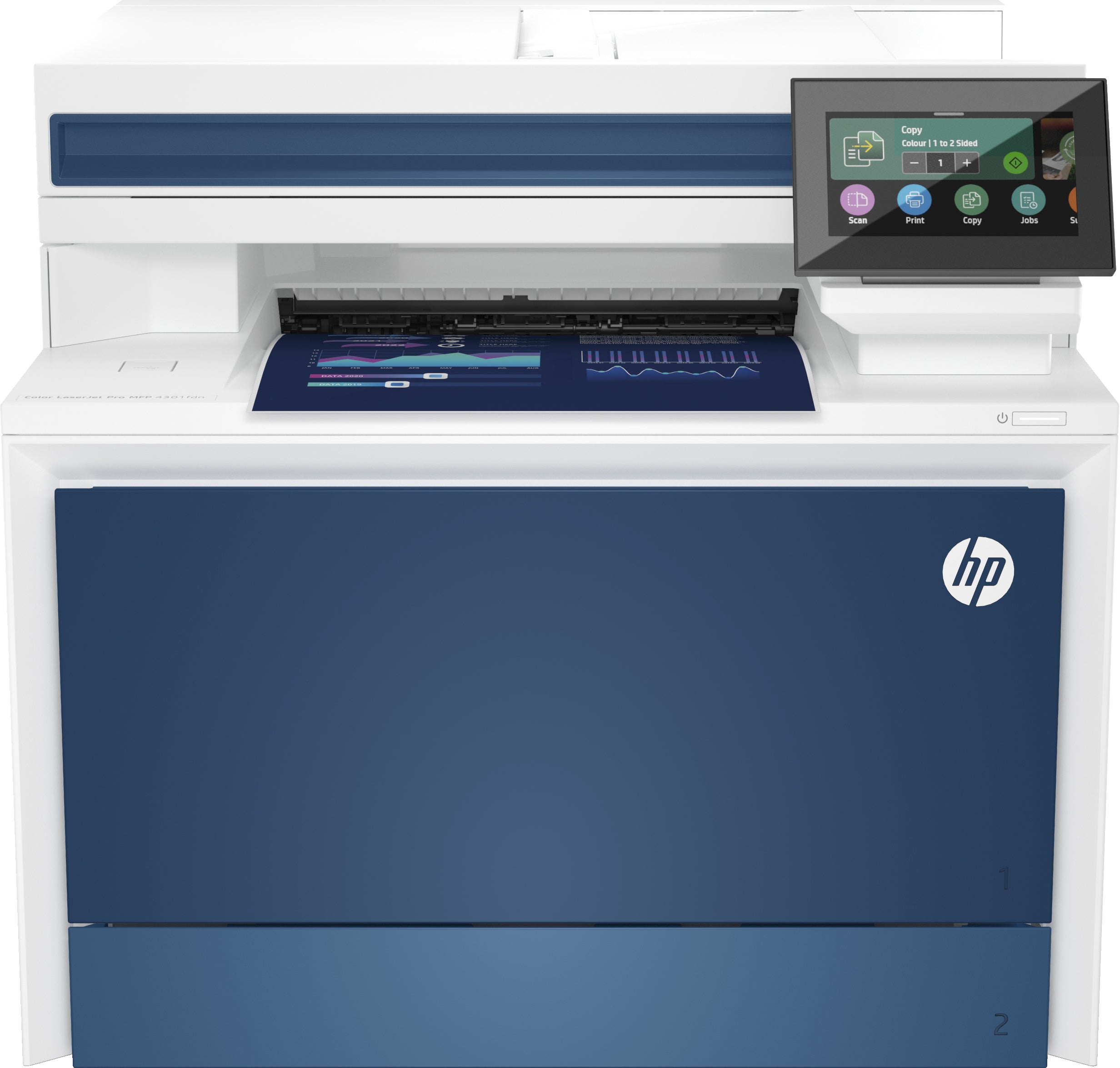 HP Color LaserJet Pro 4301fdn MFP Printer, 35/35 ppm, Print/Copy/Scan/Fax - 4RA81F#B1H (Certified Refurbished)