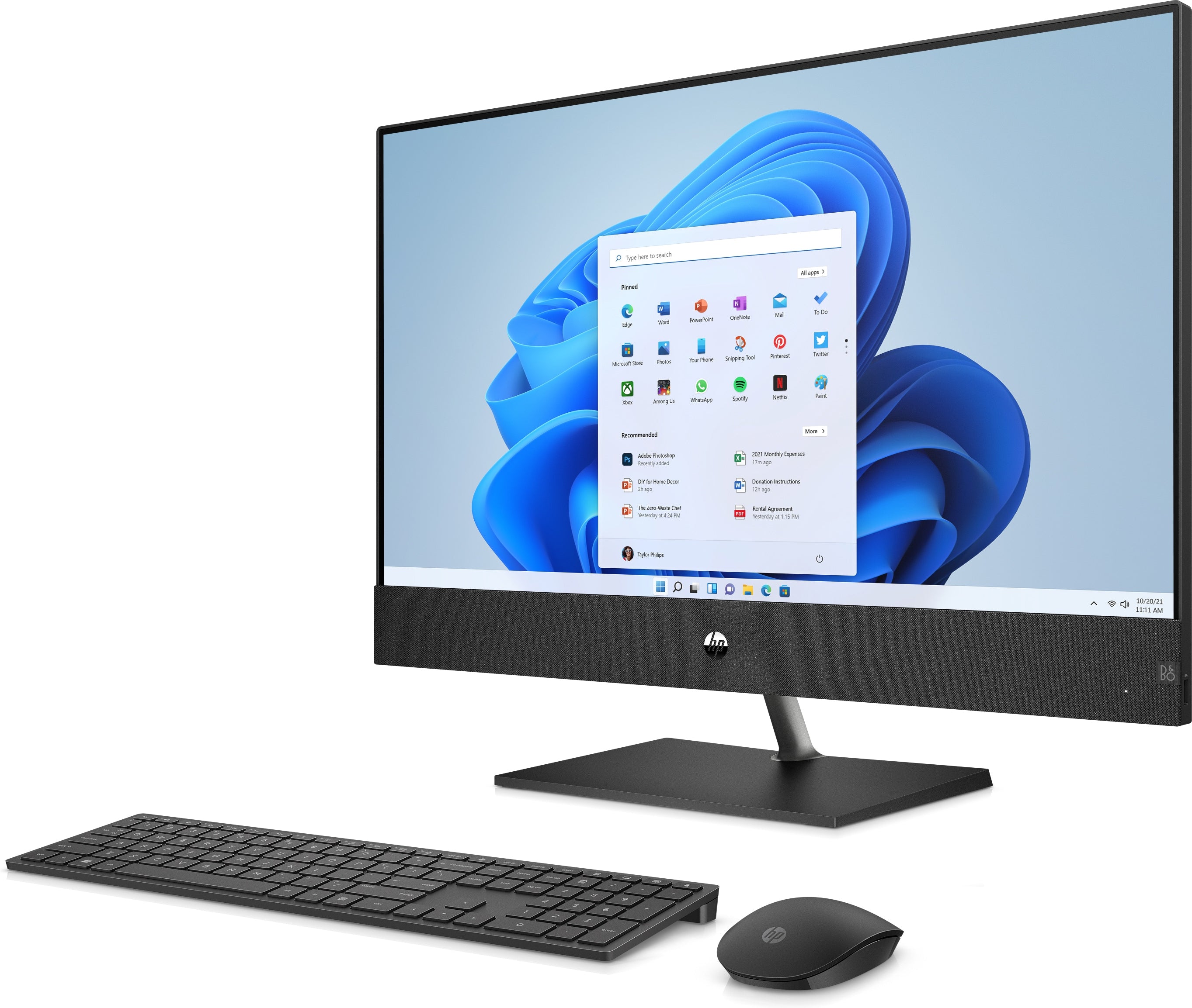 HP Pavilion 27-ca1244 27" FHD All-in-One PC, Intel i7-12700T, 1.40GHz, 16GB RAM, 1TB SSD, W11H - 577B6AA#ABA (Certified Refurbished)