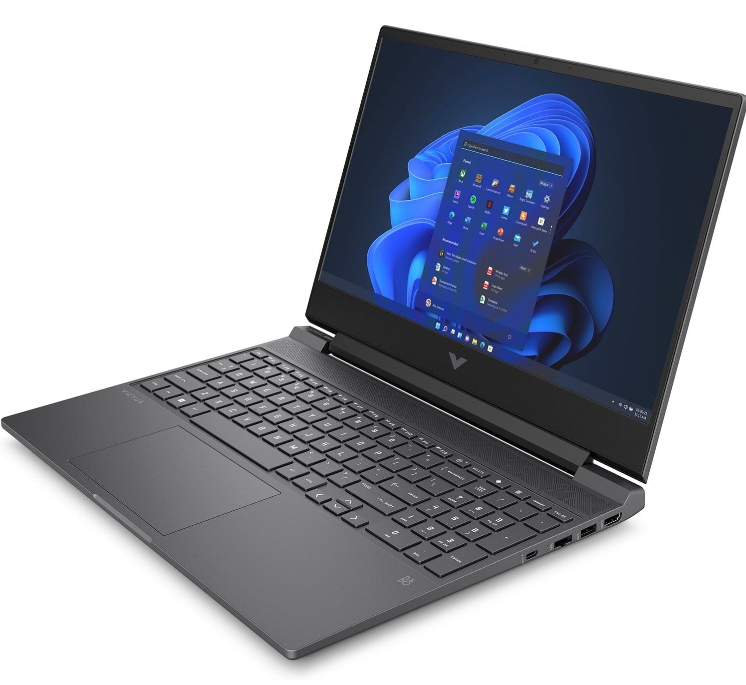 HP Victus 15-fa1029nr 15.6" FHD Gaming Notebook, Intel i5-12450H, NVIDIA GeForce RTX 2050, 8GB RAM, 512GB SSD, Win11H - 9Z0K6UA#ABA (Certified Refurbished)