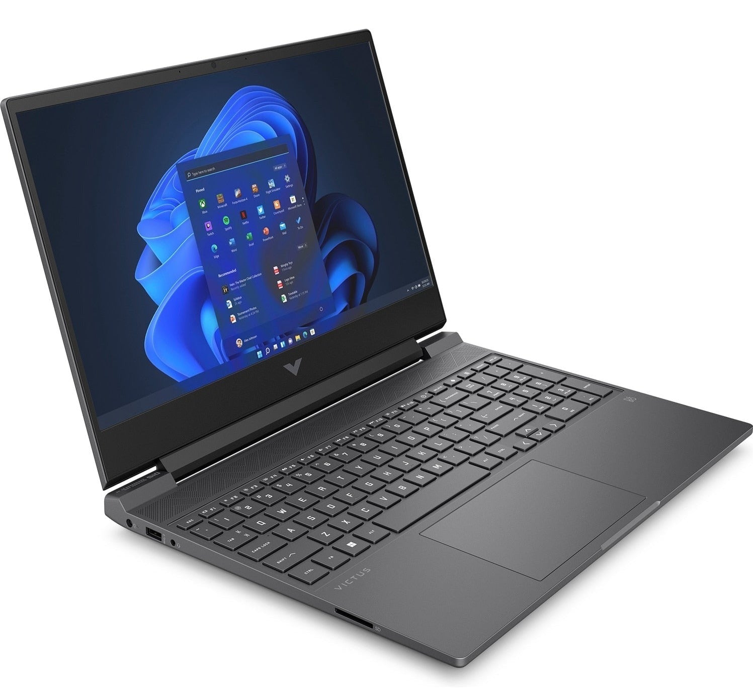 HP Victus 15-fa1029nr 15.6" FHD Gaming Notebook, Intel i5-12450H, NVIDIA GeForce RTX 2050, 8GB RAM, 512GB SSD, Win11H - 9Z0K6UA#ABA (Certified Refurbished)