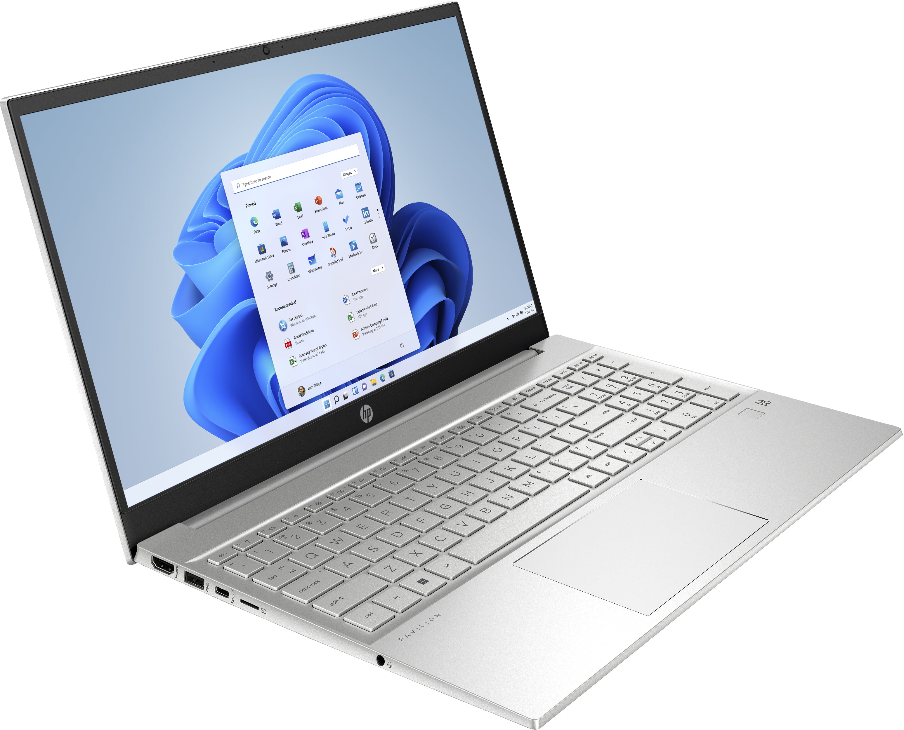 HP Pavilion 15-eg2015od 15.6" FHD Notebook, Intel i5-1235U, 1.30GHz, 8GB RAM, 256GB SSD, Win11H - 66A03UA#ABA (Certified Refurbished)
