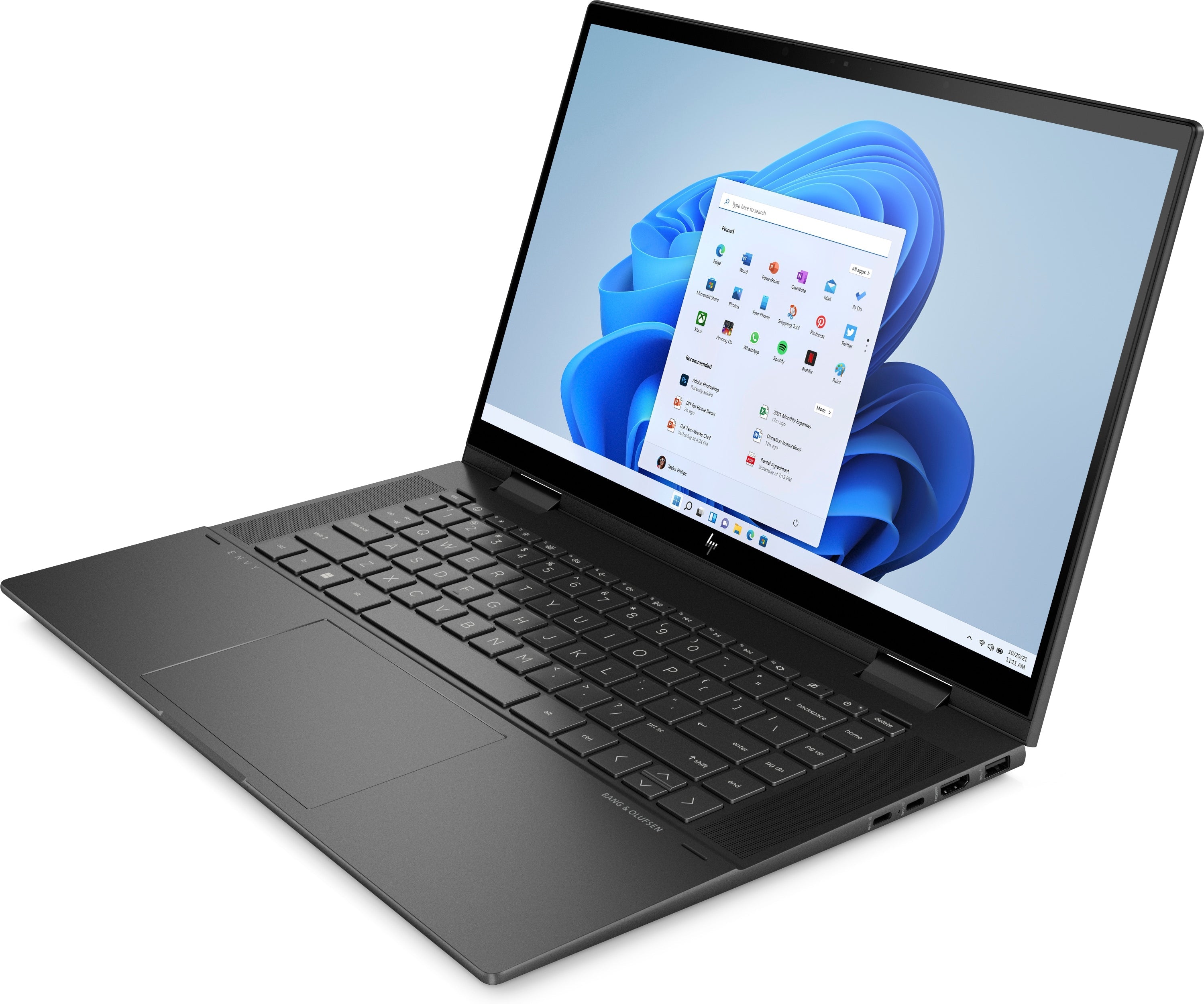 HP Envy x360 15-ey0013dx 15.6" FHD Convertible Notebook, AMD R5-5625U, 2.30GHz, 8GB RAM, 256GB SSD, Win11H - 66B44UA#ABA (Refurbished)