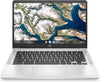 HP 14a-na0226nr 14" HD Chromebook, Intel Celeron N4120, 1.10GHz, 4GB RAM, 64GB eMMC, ChromeOS - 677J1UA#ABA