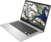 HP 14a-na0226nr 14" HD Chromebook, Intel Celeron N4120, 1.10GHz, 4GB RAM, 64GB eMMC, ChromeOS - 677J1UA#ABA