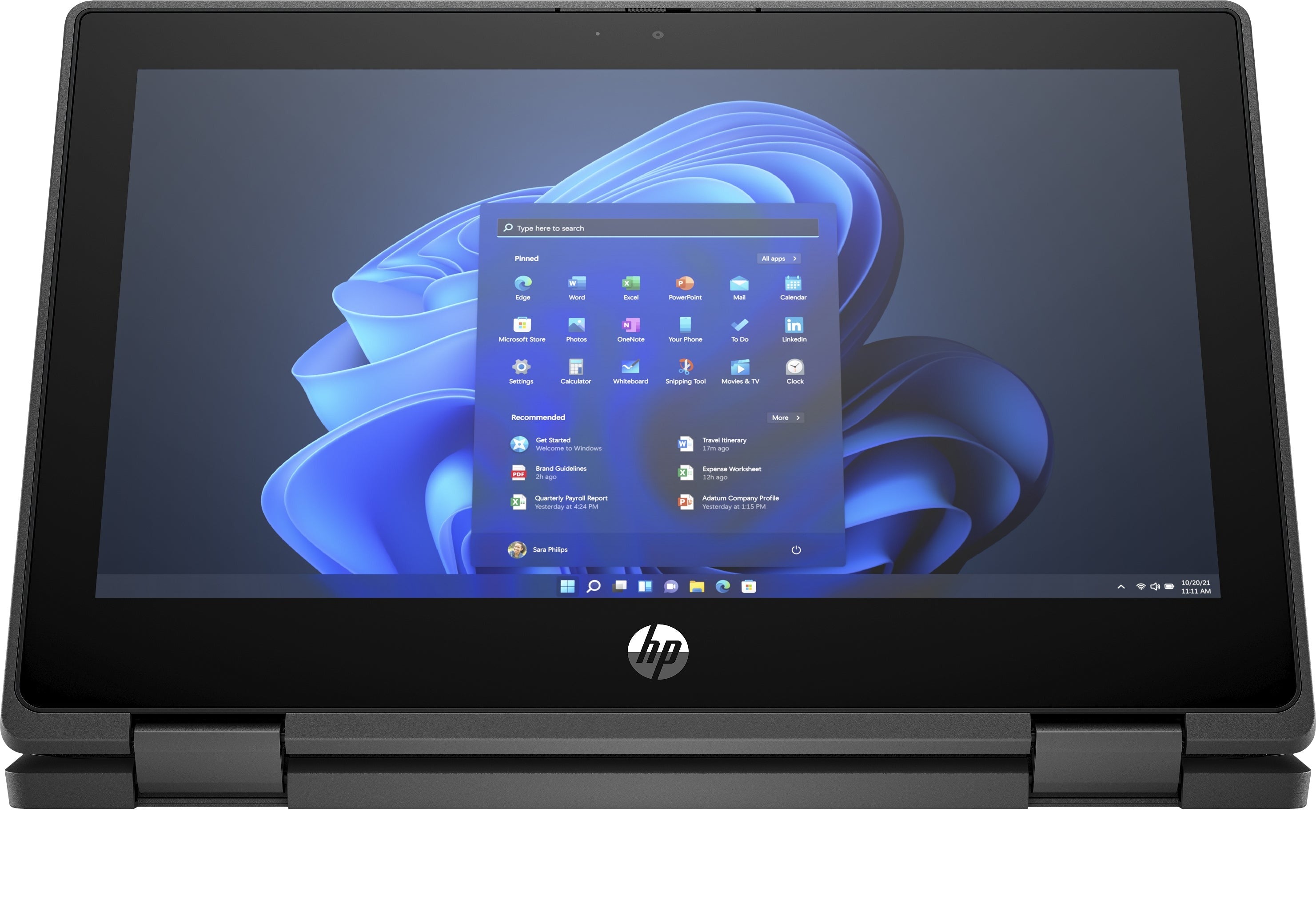 HP Pro x360 Fortis 11 G9 11.6" HD Convertible Notebook, Intel Pentium N6000, 1.10GHz, 8GB RAM, 256GB SSD, Win11P - 678D0UT#ABA