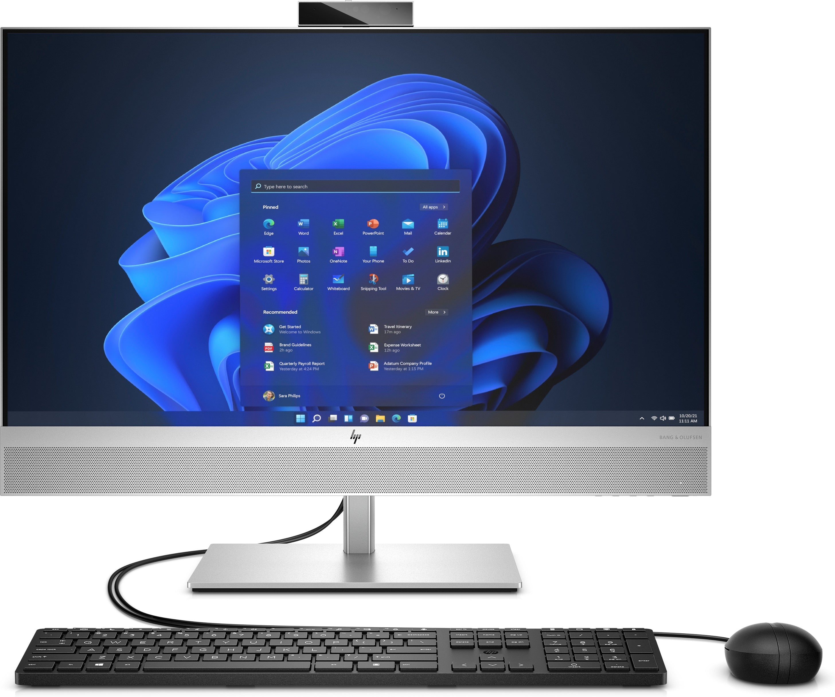 HP EliteOne 870 G9 27" QHD All-in-One PC, Intel i5-14500, 2.60GHz, 16GB RAM, 512GB SSD, Win11P - A94FGUT#ABA