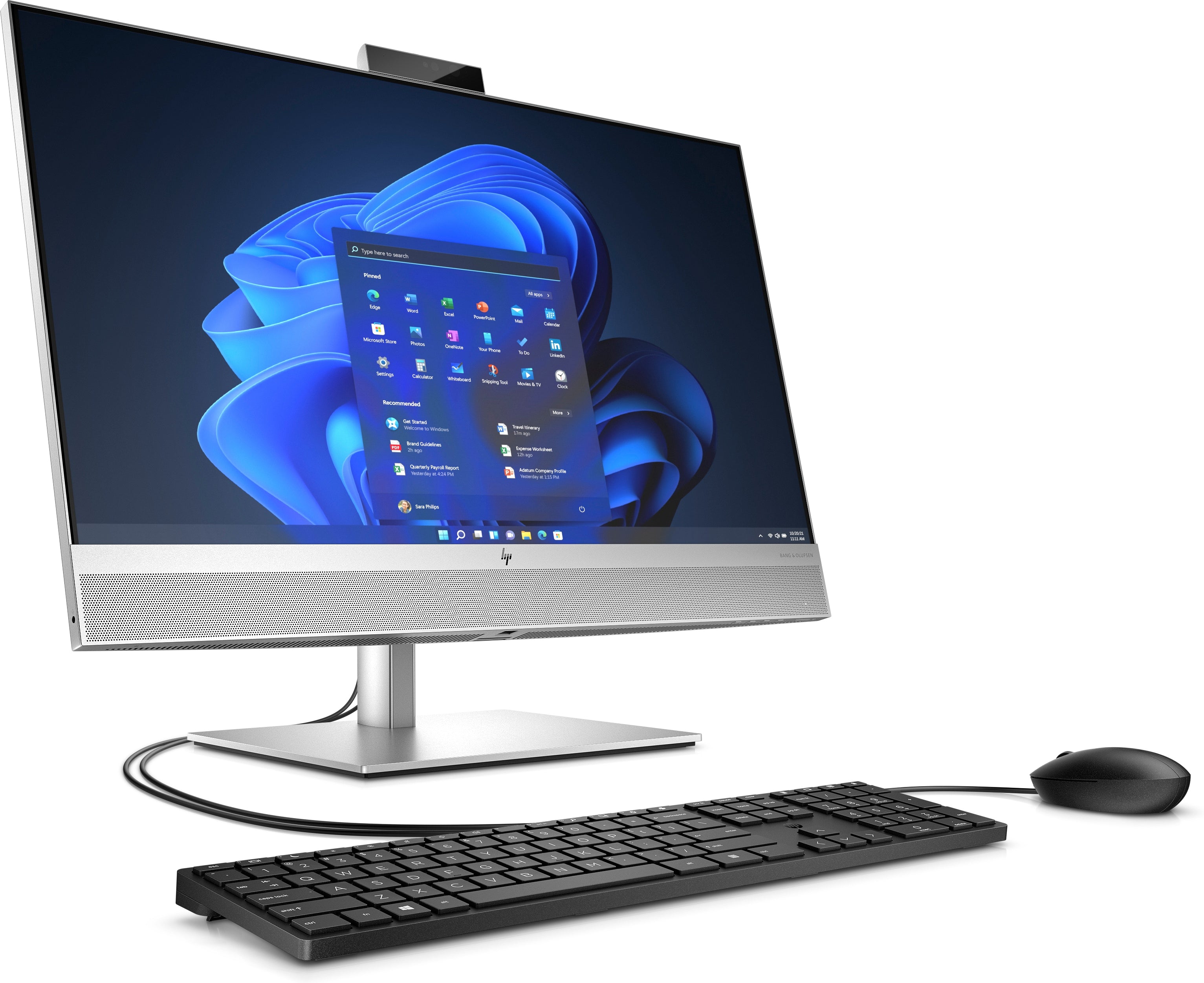 HP EliteOne 870 G9 27" FHD All-in-One PC, Intel i5-12500, 3.0GHz, 8GB RAM, 256GB SSD, Win11P - 69S17UT#ABA