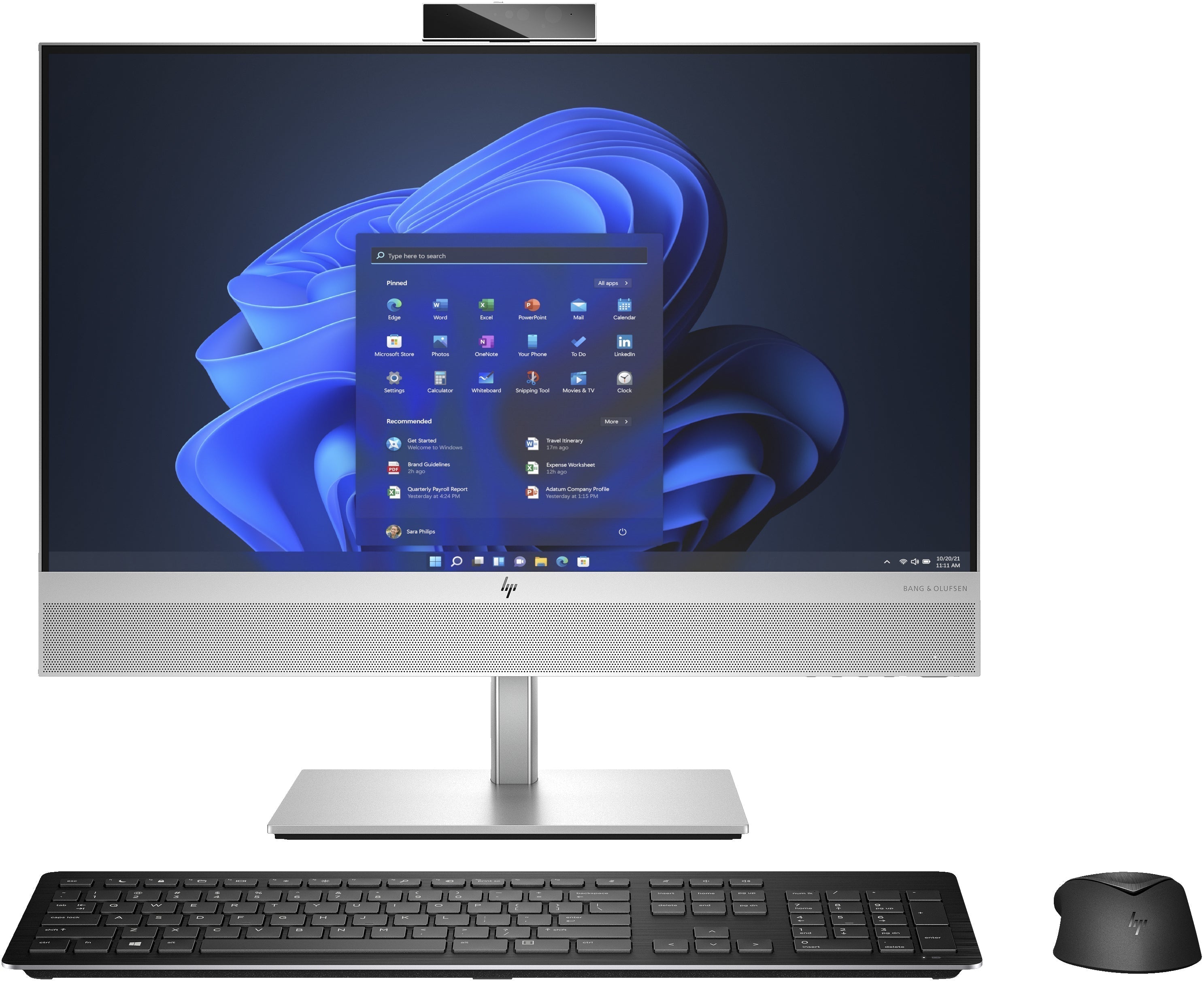 HP EliteOne 840 G9 23.8" FHD All-in-One PC, Intel i7-14700, 2.10GHz, 32GB RAM, 512GB SSD, Win11P - A12H6UT#ABA