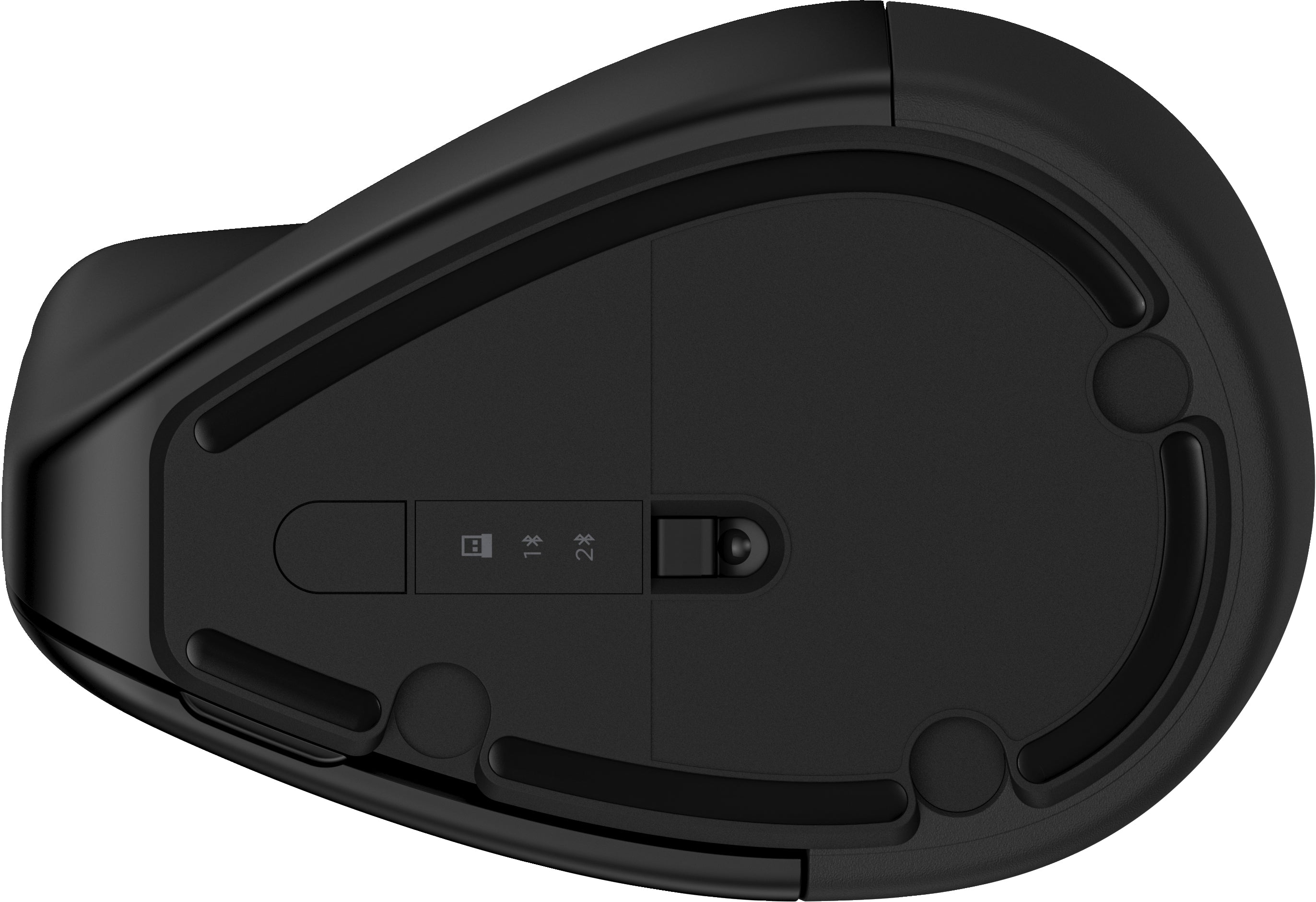 HP 920 Ergonomic Vertical Mouse, 2.4GHz, 6 Buttons, 1200 dpi, Scroll Wheel, Black - 6H1A4AA#ABA