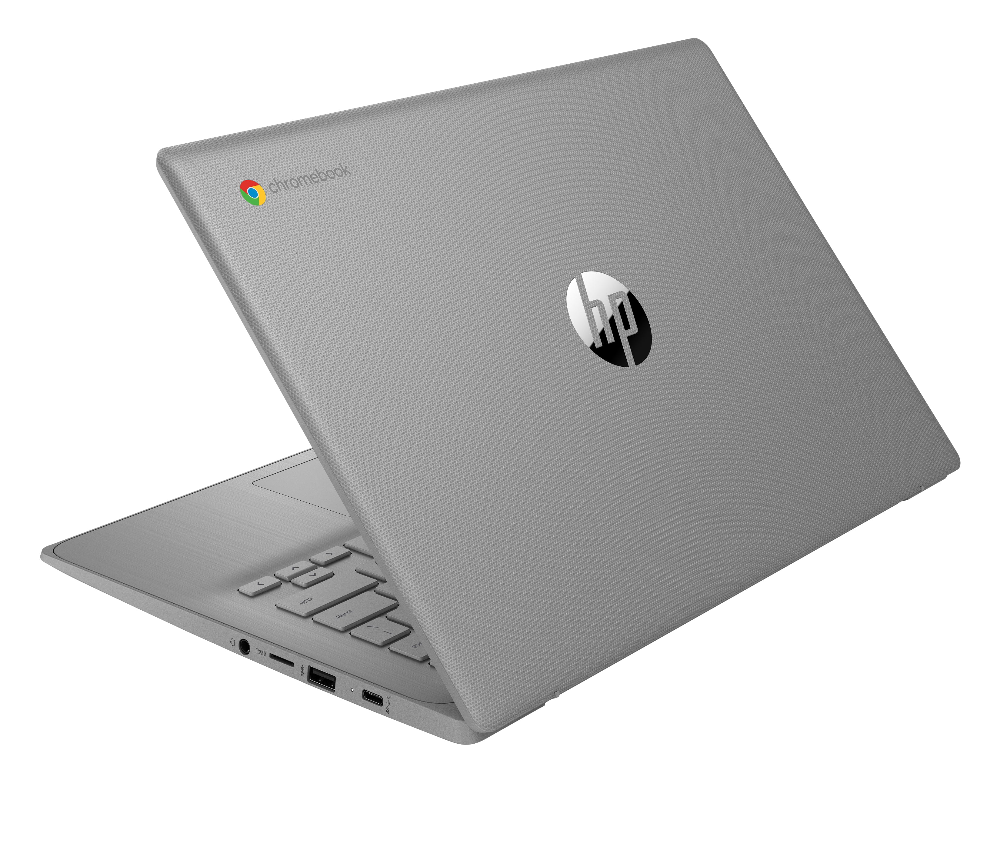 HP 14a-ne0013dx 14" HD Chromebook, Intel Celeron N4120, 1.10GHz, 4GB RAM, 64GB eMMC, ChromeOS - 6X6Z1UA#ABA