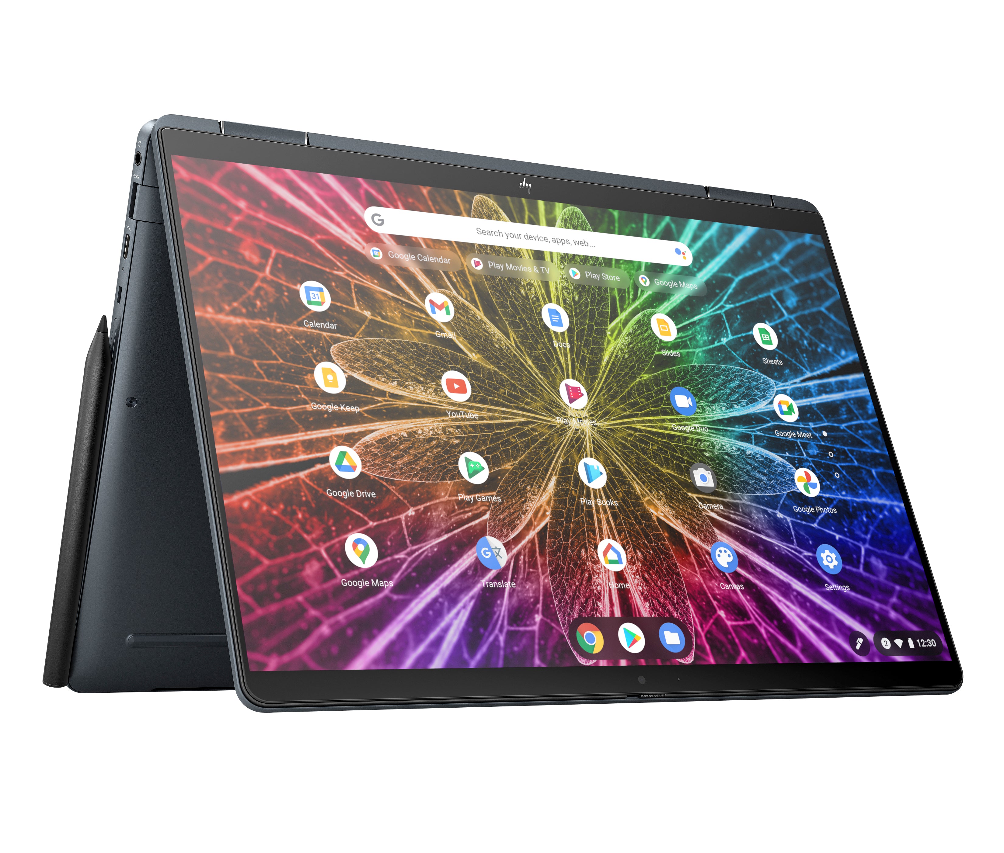 HP Elite Dragonfly 13.5" WUXGA+ Enterprise Chromebook, Intel i5-1245U, 8GB RAM, 256GB SSD, ChromeOS - 7A567UT#ABA (Certified Refurbished)