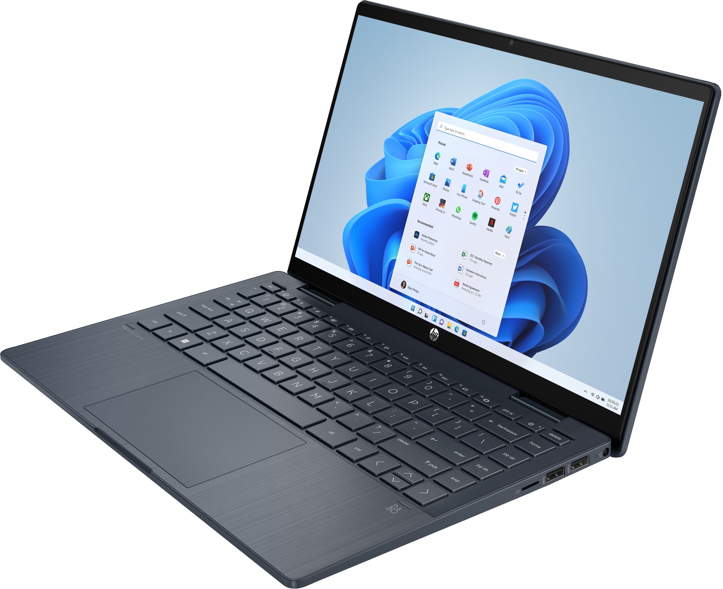 HP Pavilion X360 14-ek2000nr 14" FHD Convertible Notebook, Intel Core 3 100U, 8GB RAM, 256GB SSD, Win11H - B6JG1UA#ABA (Certified Refurbished)