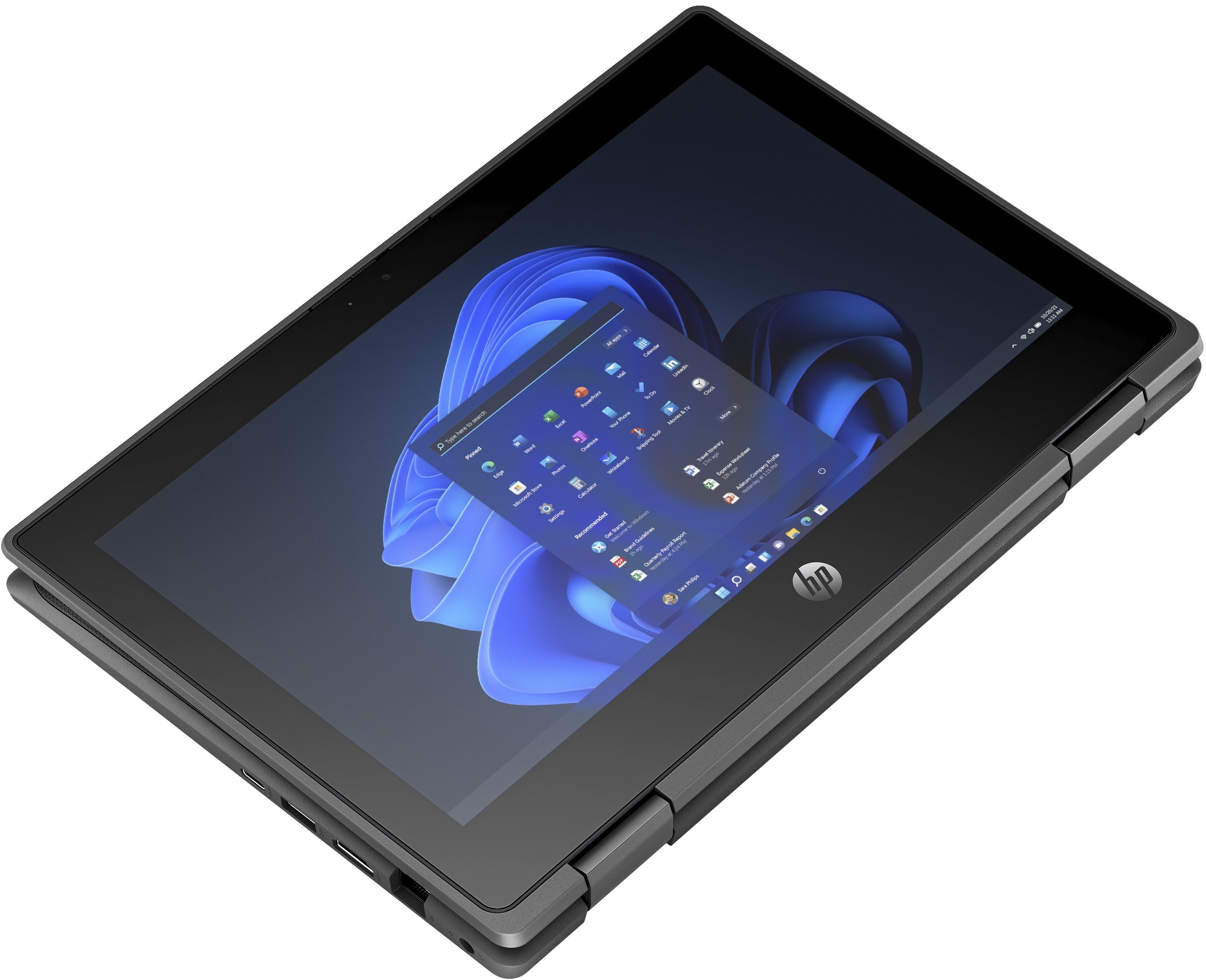 HP Pro x360 Fortis 11 G11 11.6" HD Convertible Notebook, Intel N100, 0.8GHz, 4GB RAM, 64GB eMMC, Win11 - 7L305UT#ABA