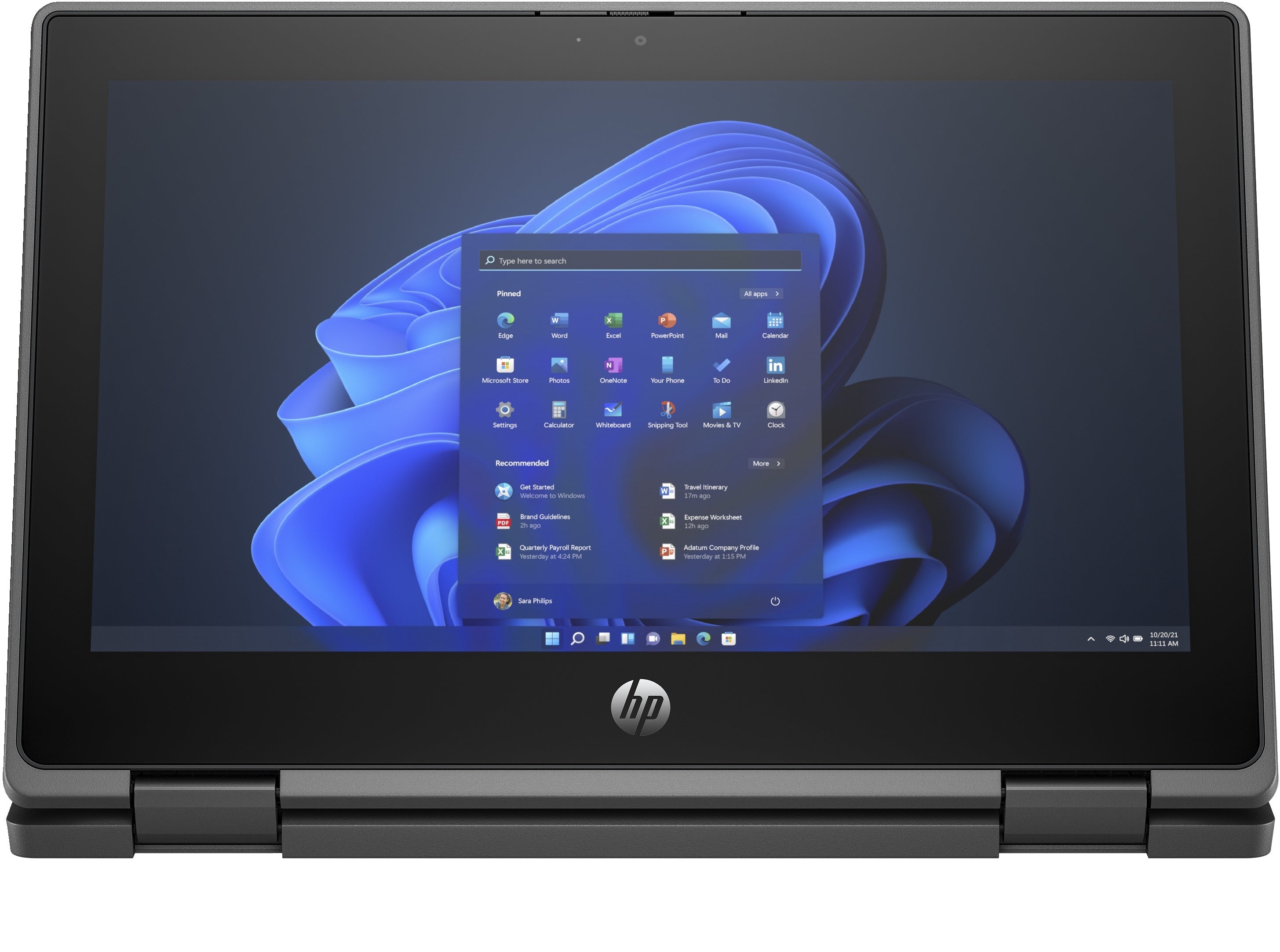 HP Pro x360 Fortis 11 G11 11.6" HD Convertible Notebook, Intel N100, 0.8GHz, 4GB RAM, 64GB eMMC, Win11 - 7L305UT#ABA