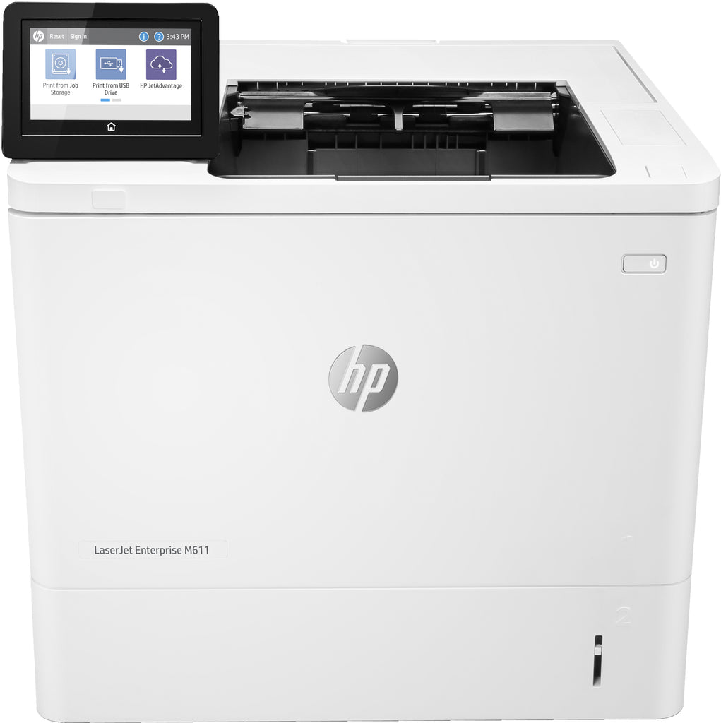 HP LaserJet Enterprise M611dn Monochrome Laser Printer, 65 ppm, 512MB, Ethernet, USB - 7PS84A#BGJ