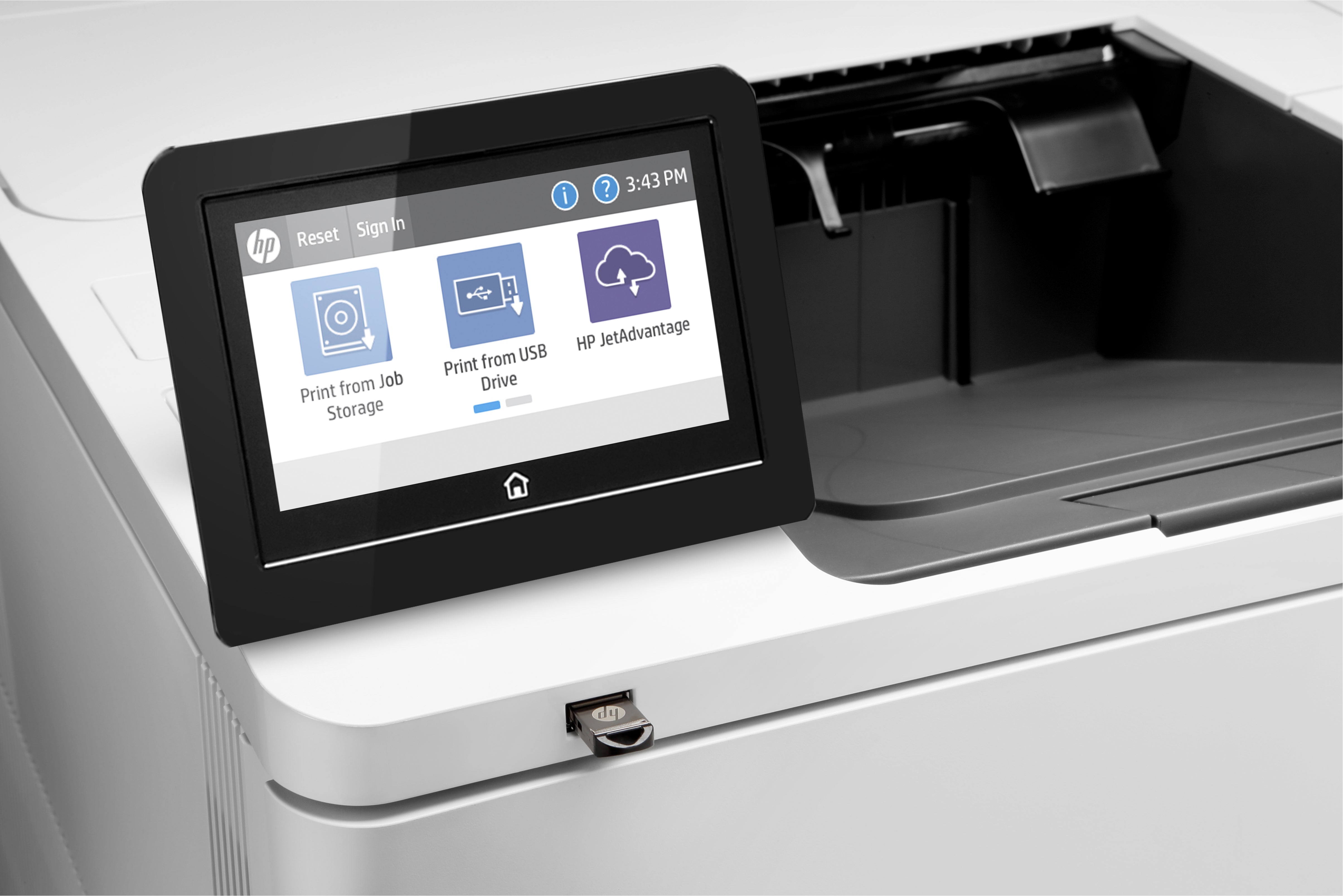 HP LaserJet Enterprise M611dn Monochrome Laser Printer, 65 ppm, 512MB, Ethernet, USB - 7PS84A#BGJ (Certified Refurbished)