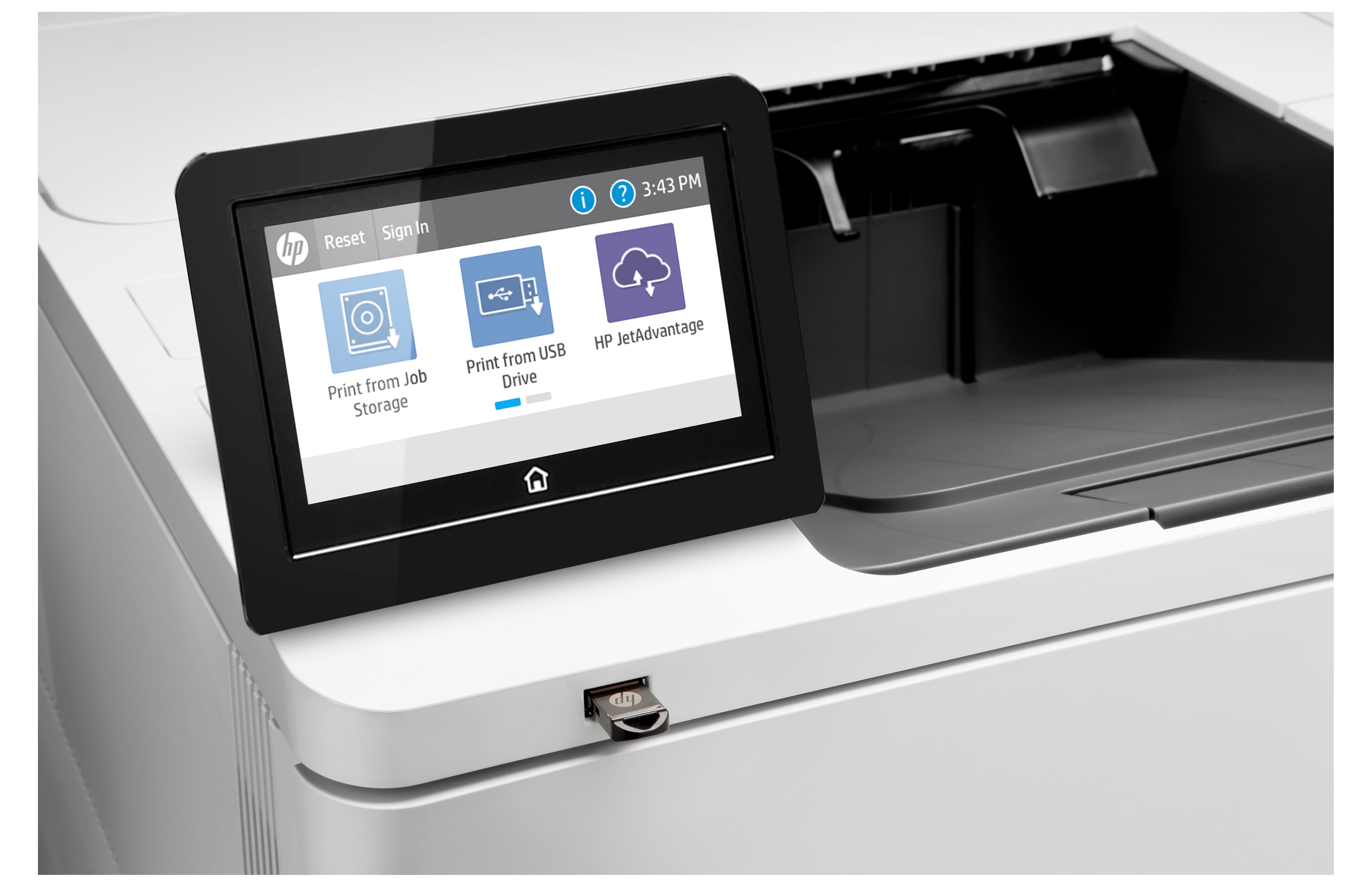 HP LaserJet Enterprise M612dn Monochrome Laser Printer, 75 ppm, 512MB, Ethernet, USB - 7PS86A#BGJ (Certified Refurbished)