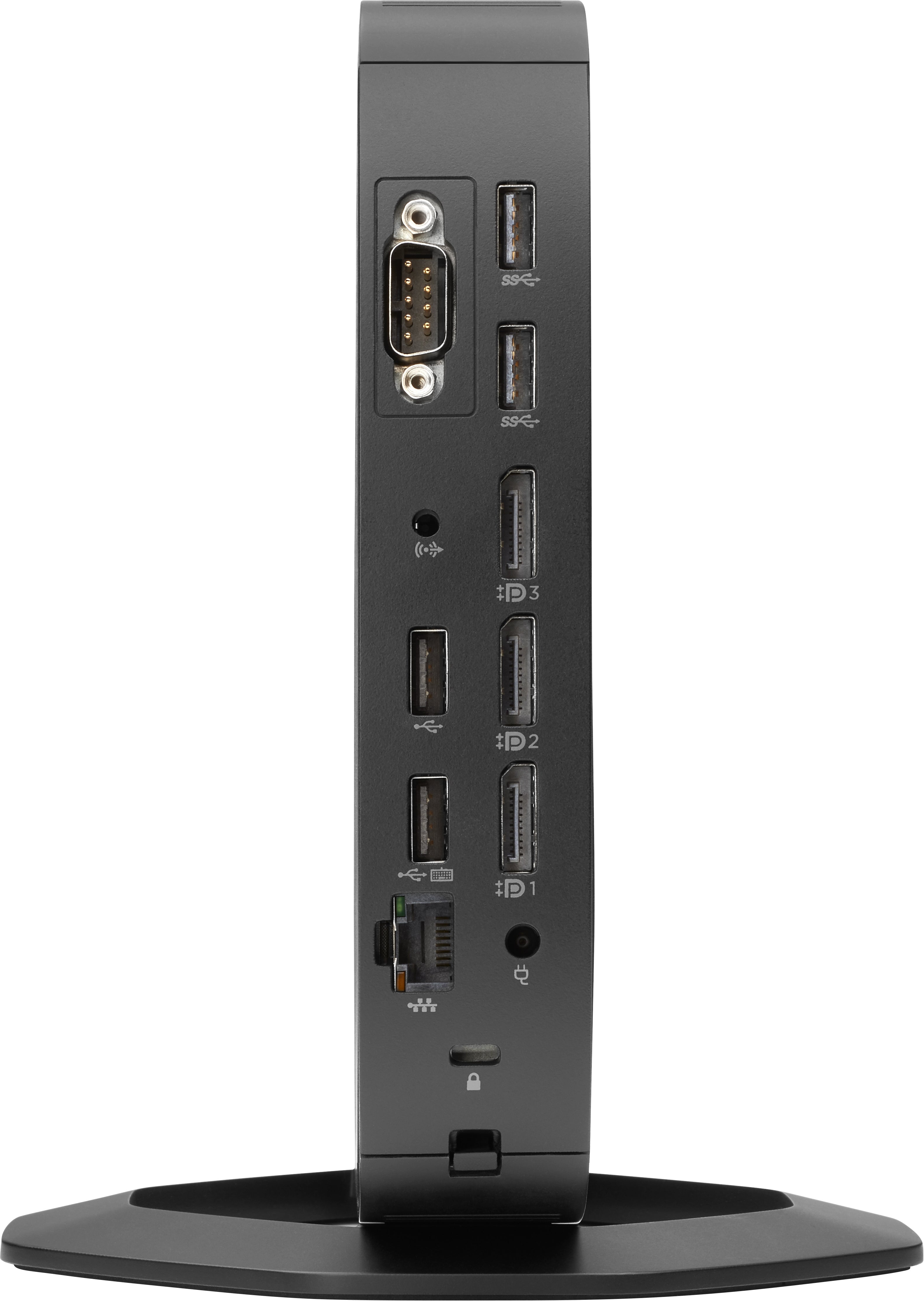 HP t640 Thin Client Desktop, AMD Ryzen R1505G, 2.40GHz, 8GB RAM, 128GB SSD, Win10IoT - 5Z903UT#ABA