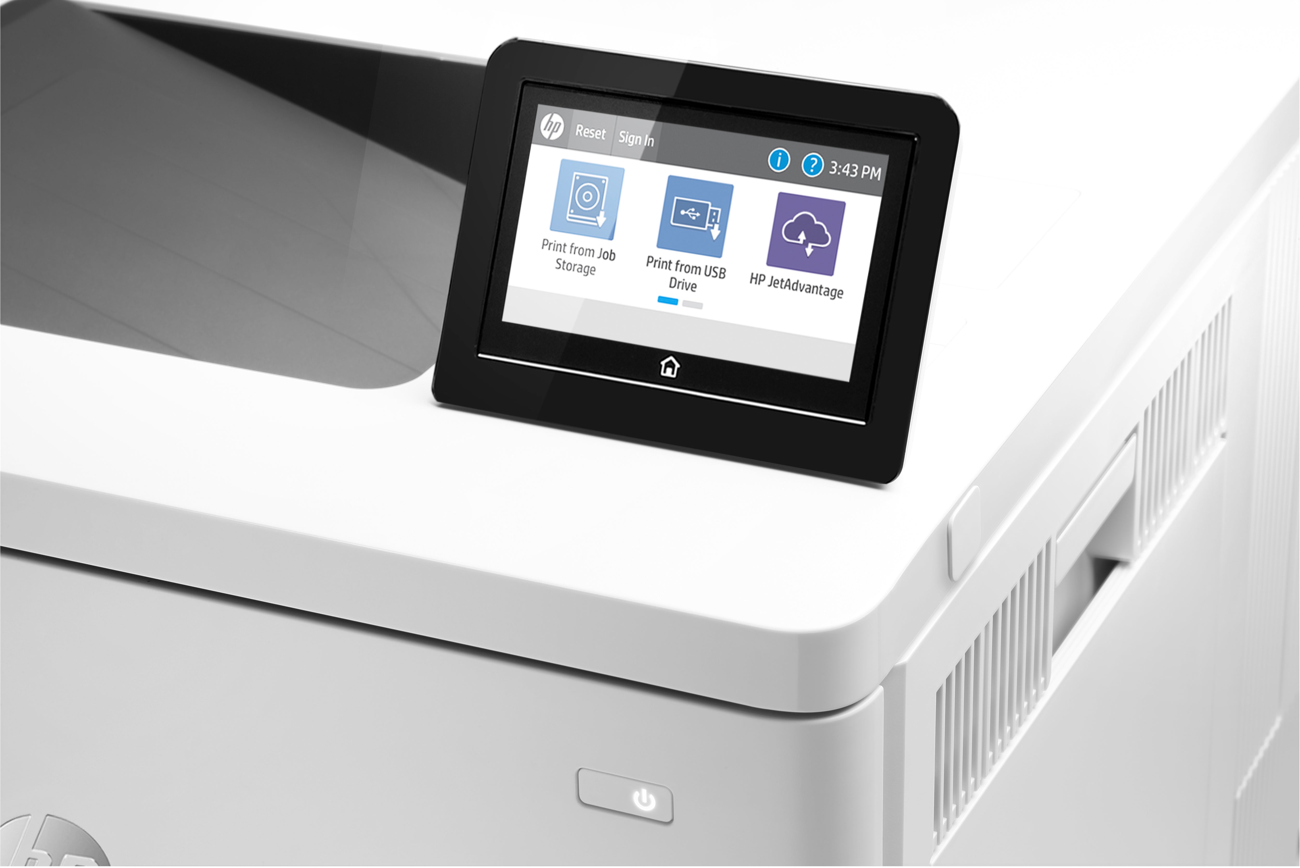 HP Color LaserJet Enterprise M555dn Printer, 40/40 ppm, Ethernet, USB, Duplex - 7ZU78A#BGJ (Certified Refurbished)