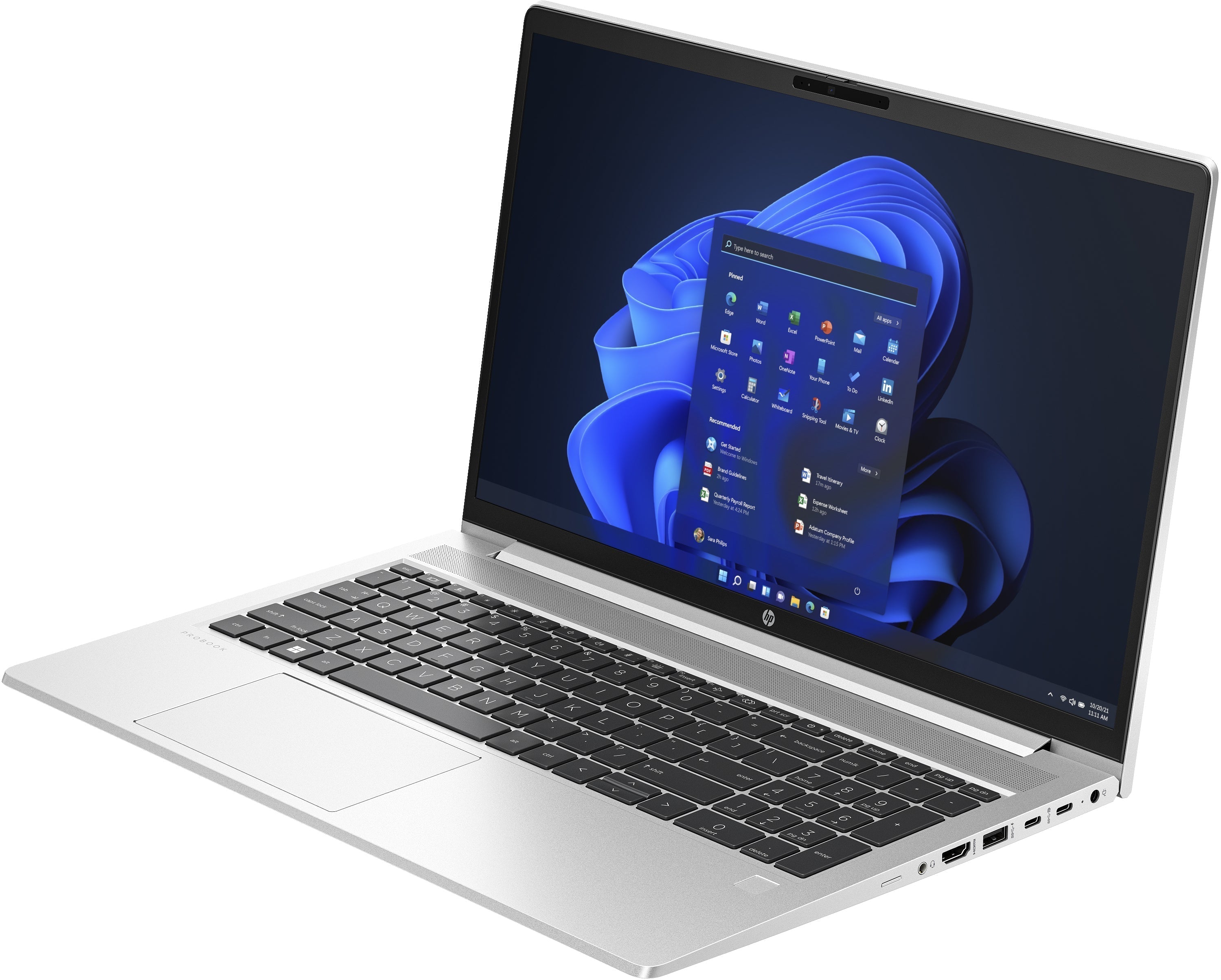 HP ProBook 450 G10 15.6" FHD Notebook, Intel i5-1334U, 3.40GHz, 16GB RAM, 256GB SSD, Win11P - B09HQUA#ABA