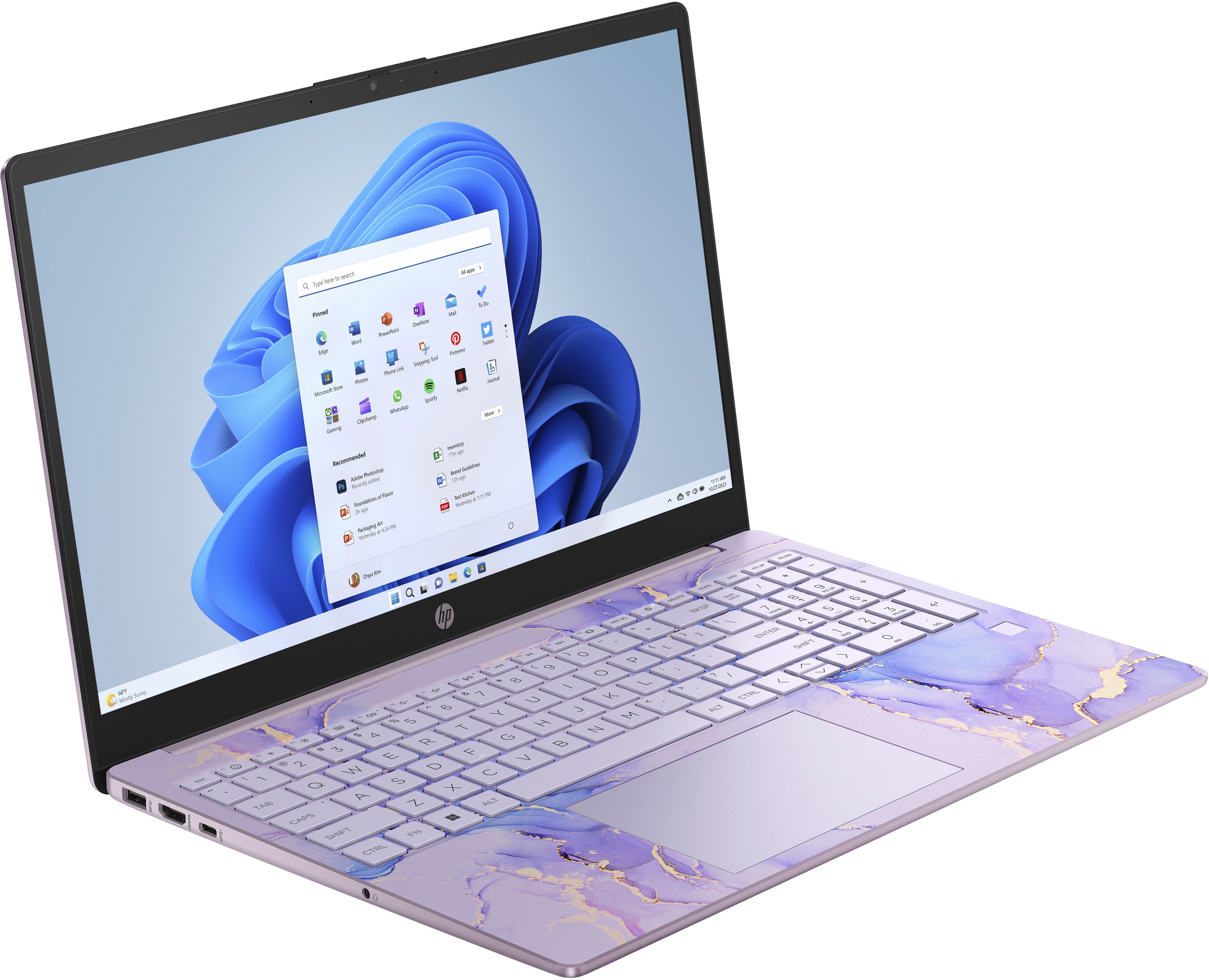 HP 15-fc0614ds 15.6" HD Notebook, AMD R5-7530U, 2.0GHz, 8GB RAM, 256GB SSD, Win11H - 8B0S2UA#ABA (Certified Refurbished)