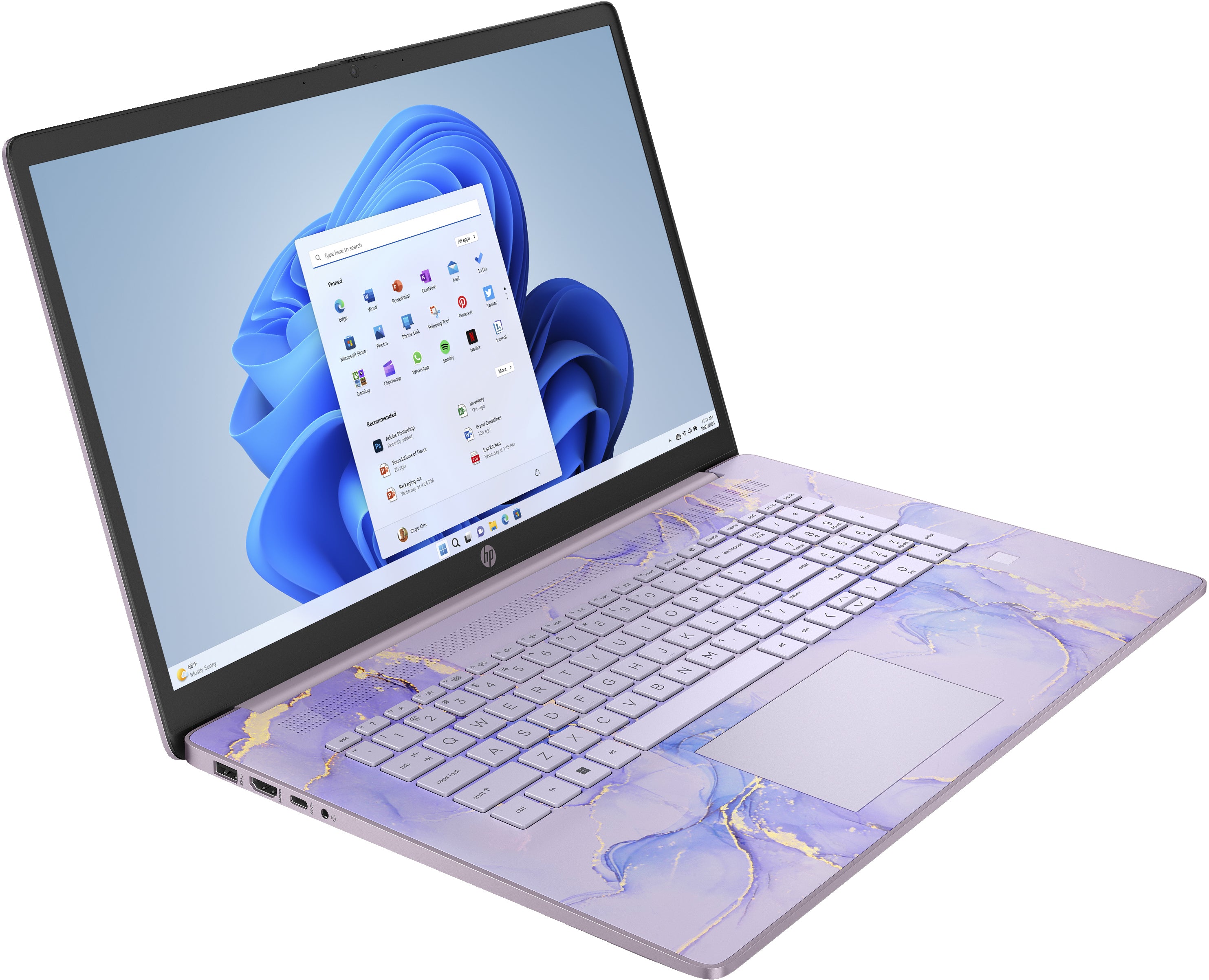 HP 17-cp3904ds 17.3" HD+ Notebook, AMD R5-7530U, 2.0GHz, 8GB RAM, 256GB SSD, Win11H - 8B2N0UA#ABA (Certified Refurbished)