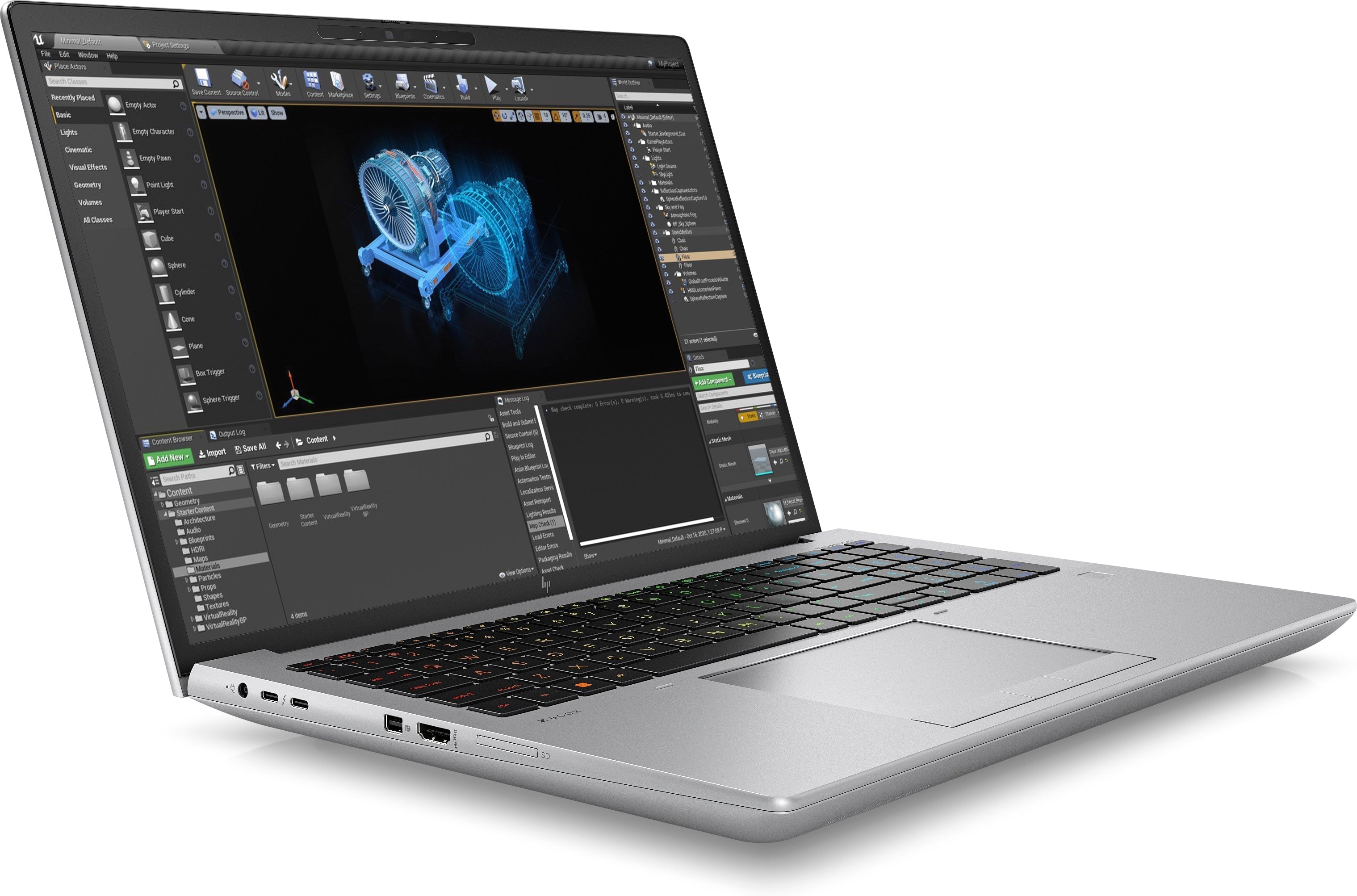 HP ZBook Fury 16 G10 16" WUXGA Mobile Workstation, Intel i7-13850HX, NVIDIA RTX A1000, 128GB RAM, 1TB SSD, Win11P - B7UA5U8#ABA
