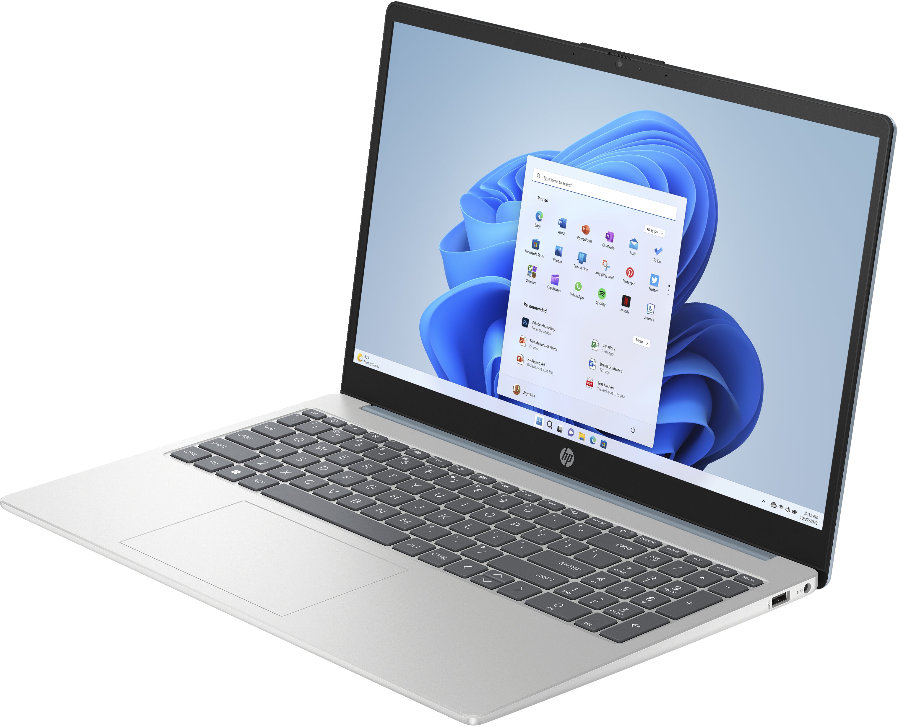 HP 15-fd0027ds 15.6" HD Notebook, Intel N200, 3.70GHz, 4GB RAM, 128GB UFS, Win11HS - BR3Y4UA#ABA (Certified Refurbished)