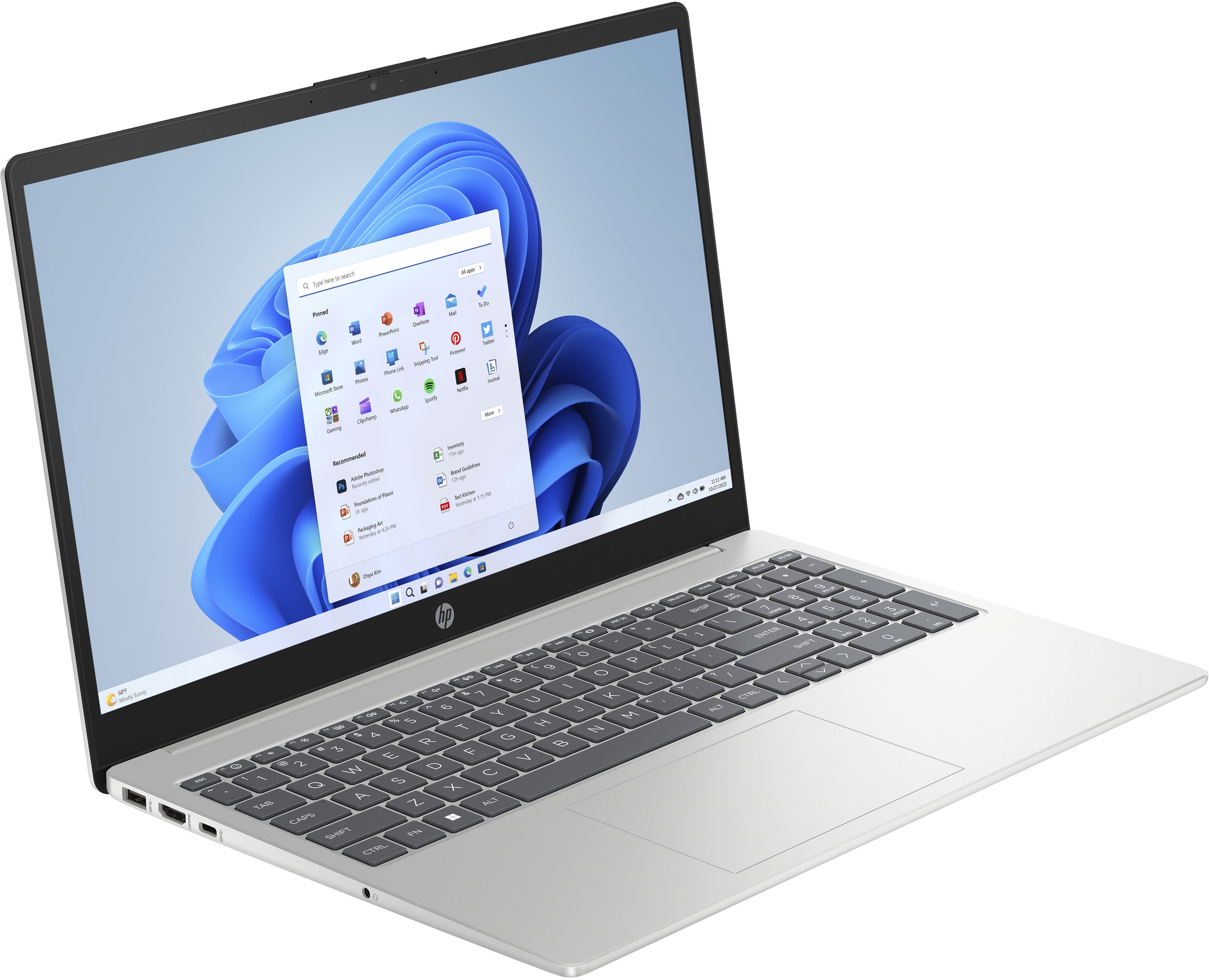 HP 15-fd0075tg 15.6" FHD Notebook, Intel i5-1335U, 1.30GHz, 8GB RAM, 512GB SSD, Win11HS - 8R233UA#ABA (Refurbished)