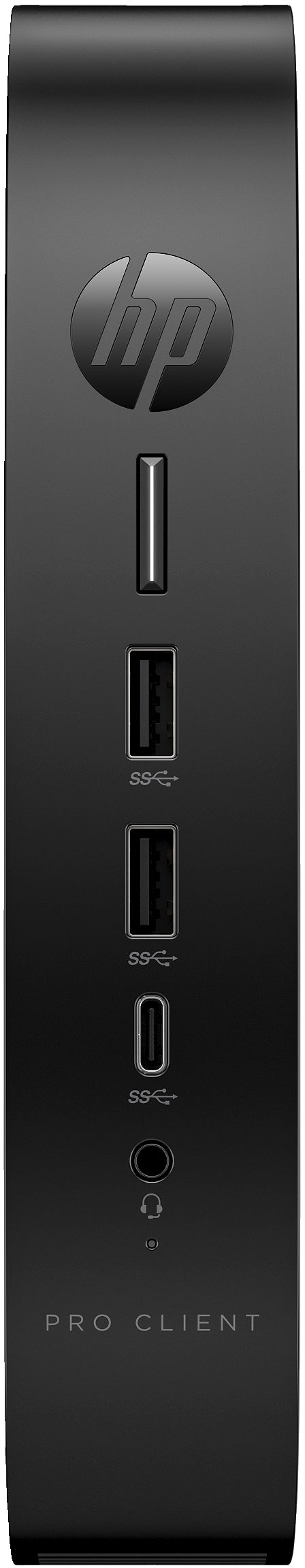 HP Pro t550 Thin Client Desktop, Intel Celeron J6412, 2.0GHz, 8GB RAM, 64GB eMMC, Win10IoT - 8S0T7UT#ABA