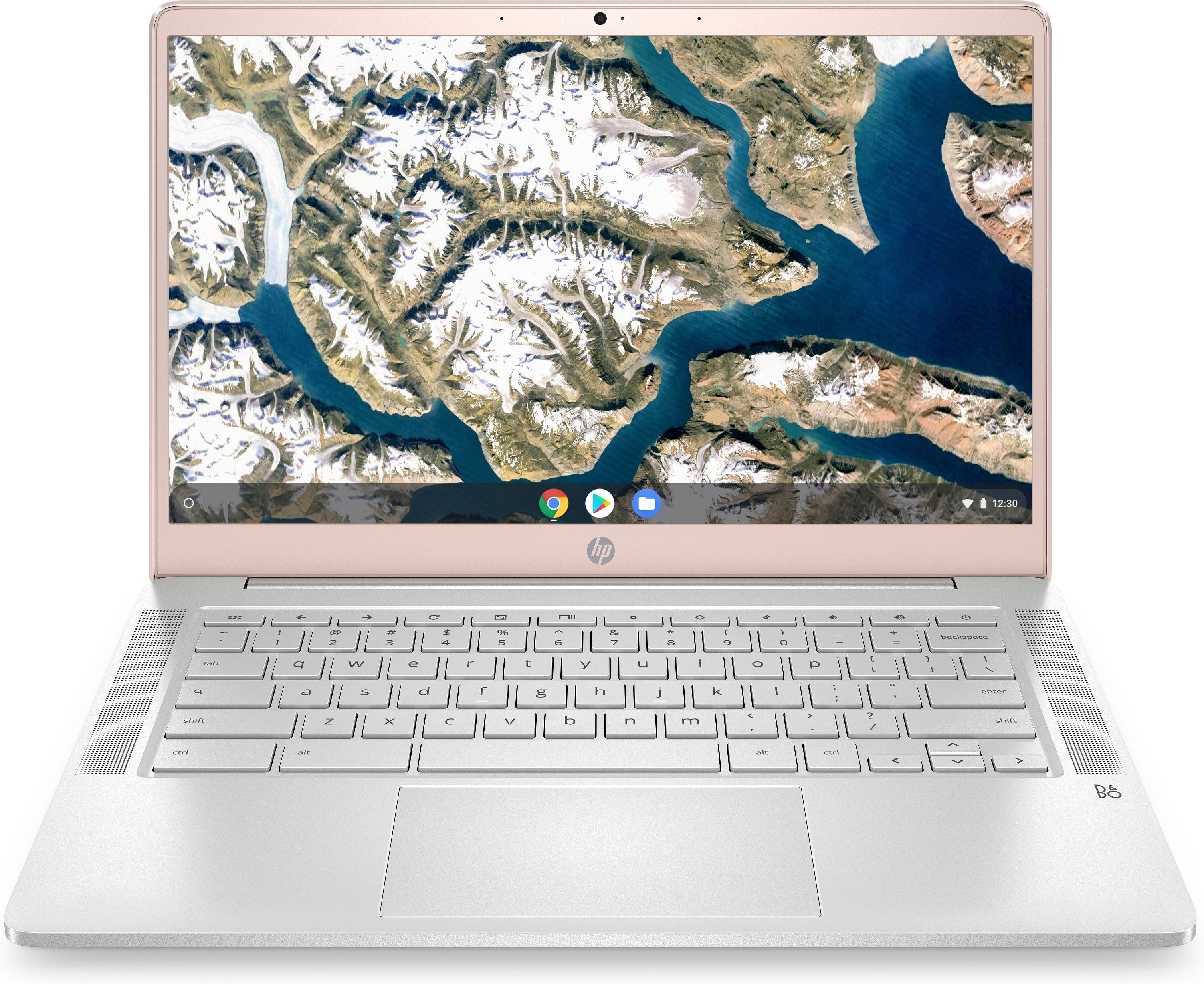 HP 14a-na0702ds 14" HD Chromebook, Intel Celeron N4120, 1.10GHz, 4GB RAM, 128GB eMMC, ChromeOS - 8T834UA#ABA (Refurbished)