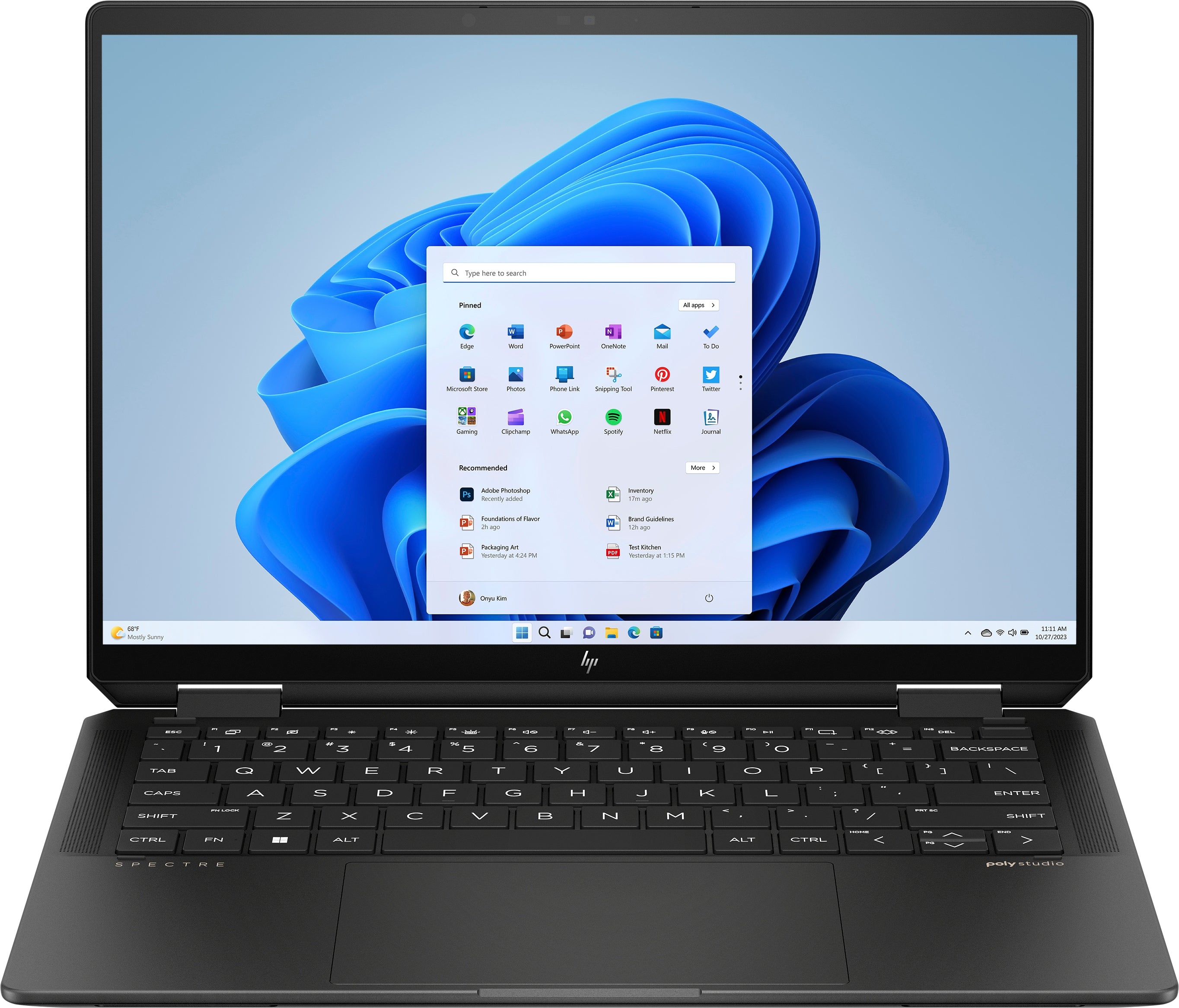HP Spectre x360 14-eu0013dx 14" 2.8K Convertible Notebook, Intel U7 155H, 1.40GHz, 16GB RAM, 1TB SSD, Win11H - 979L2UA#ABA (Certified Refurbished)
