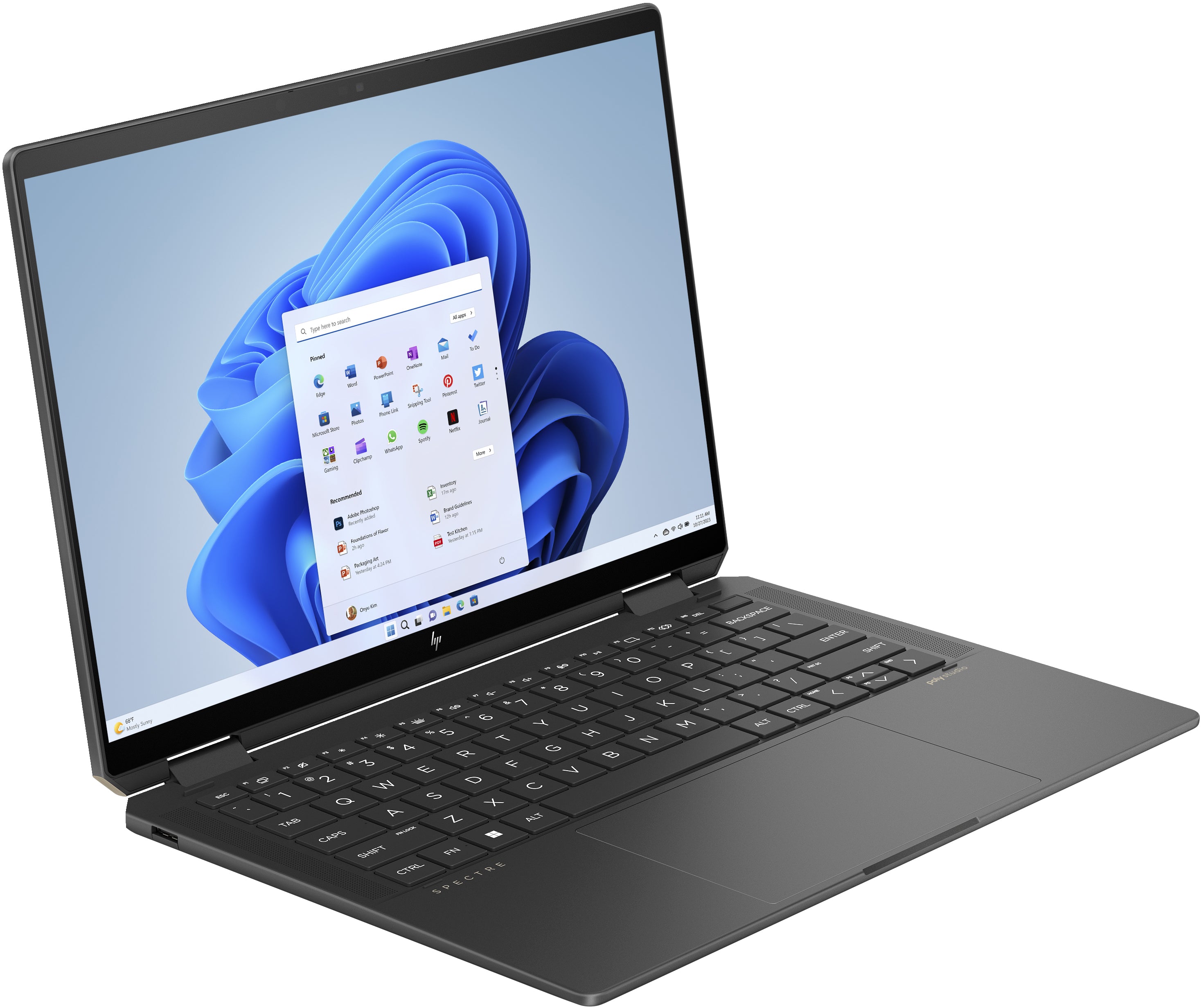 HP Spectre x360 14-eu0013dx 14" 2.8K Convertible Notebook, Intel U7 155H, 1.40GHz, 16GB RAM, 1TB SSD, Win11H - 979L2UA#ABA (Certified Refurbished)