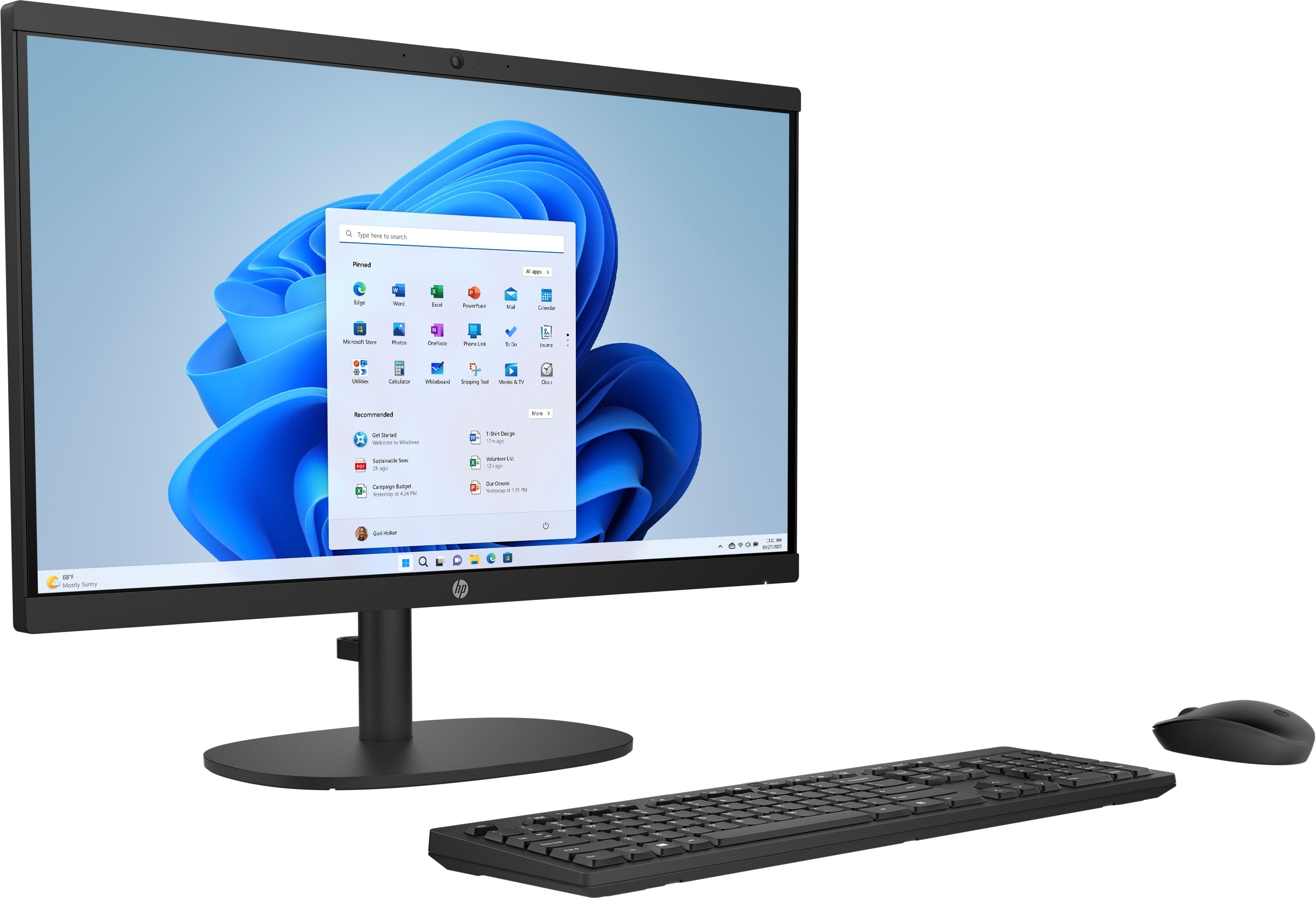 HP 22-dg0040 21.45" FHD All-in-One PC, Intel N200, 3.70GHz, 8GB RAM, 512GB SSD, Win11H - 9C9X4AA#ABA (Certified Refurbished)