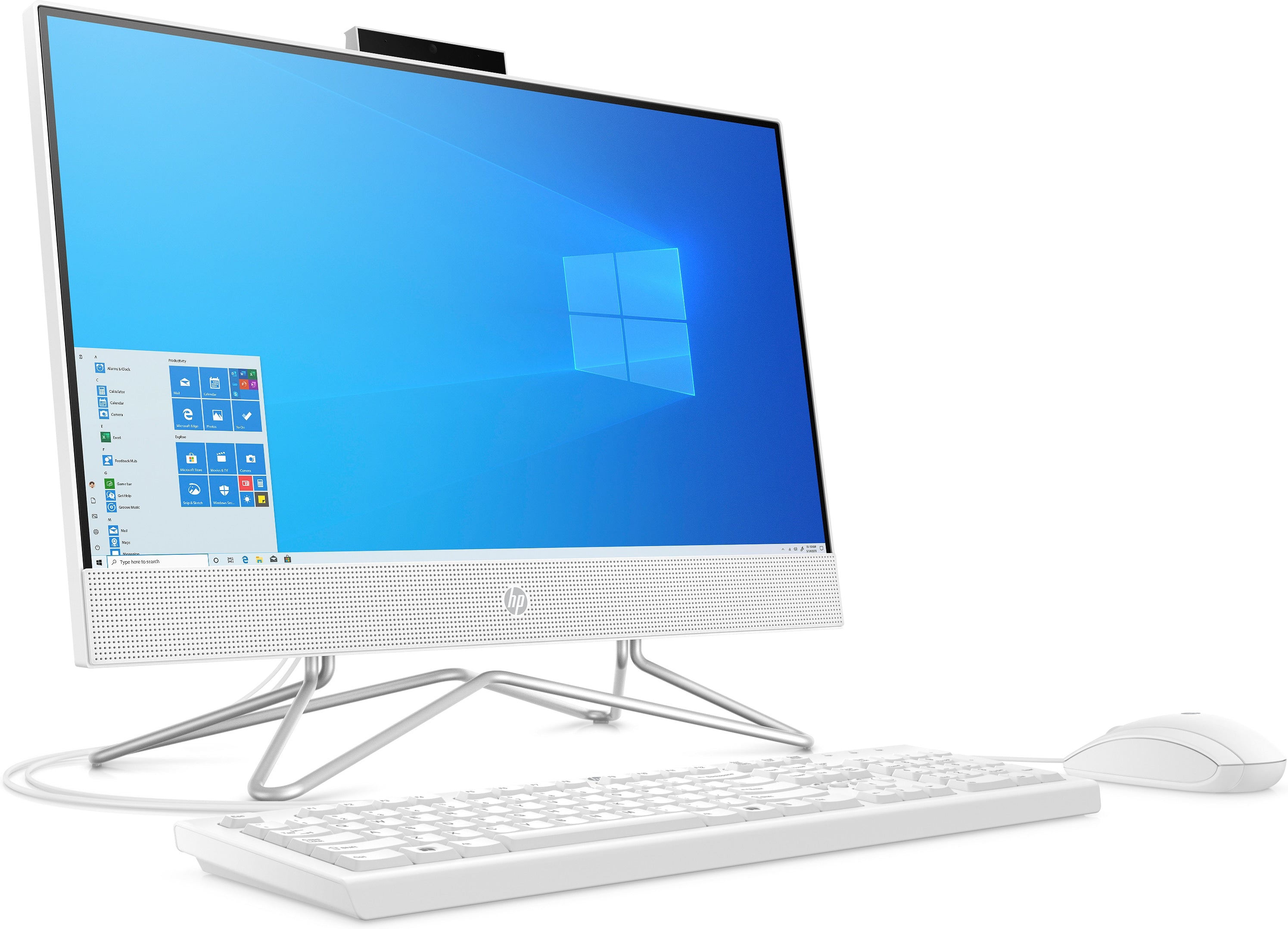HP 22-dd0110 21.5" FHD All-in-One PC, AMD Athlon 3050U, 2.30GHz, 4GB RAM, 128GB SSD, W11HS - 6W9J6U8#ABA (Refurbished)