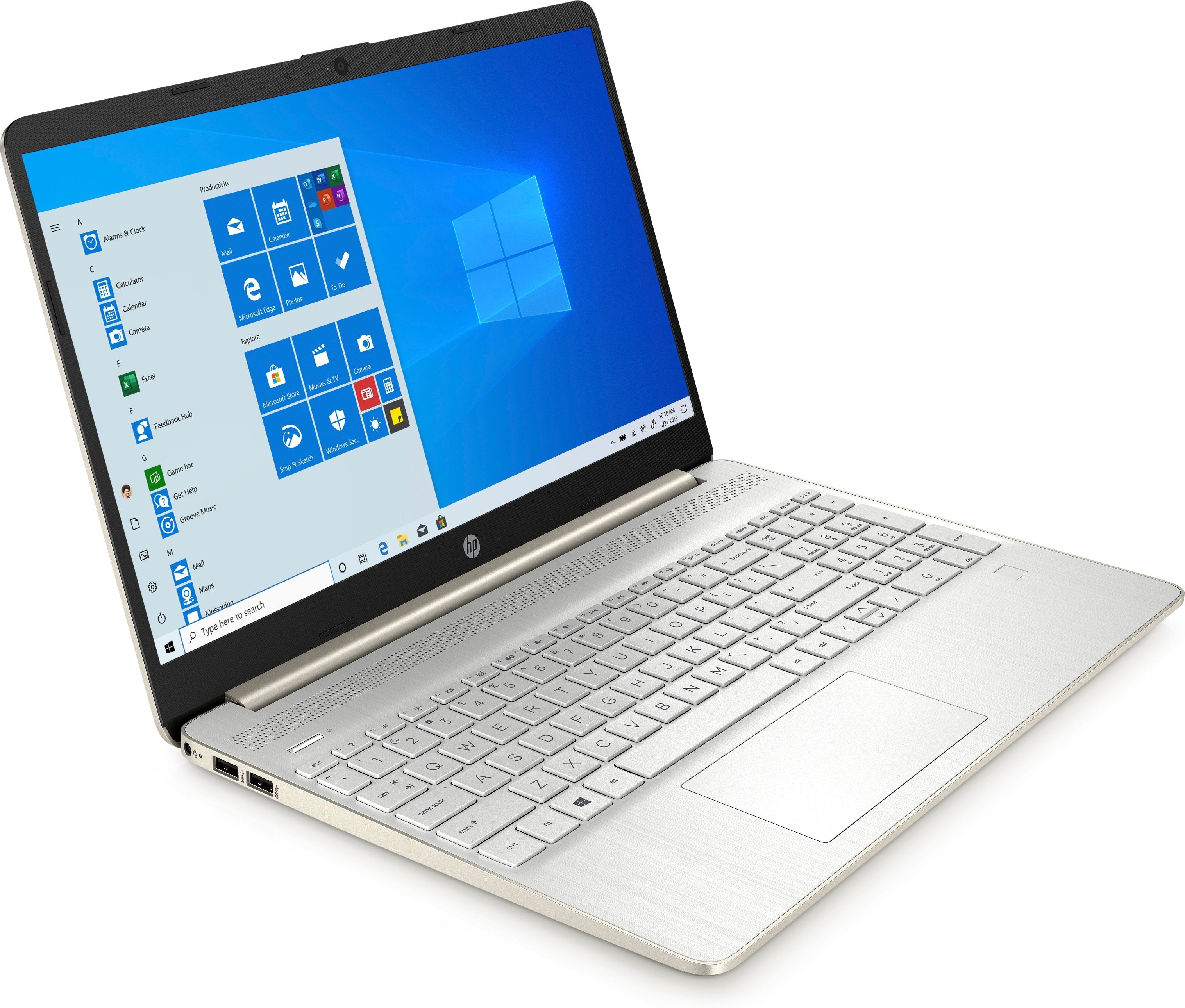 HP 15-ef2033dx 15.6" HD Notebook, AMD R3-5300U, 2.60GHz, 8GB RAM, 256GB SSD, Win11H - 872L1UA#ABA (Refurbished)
