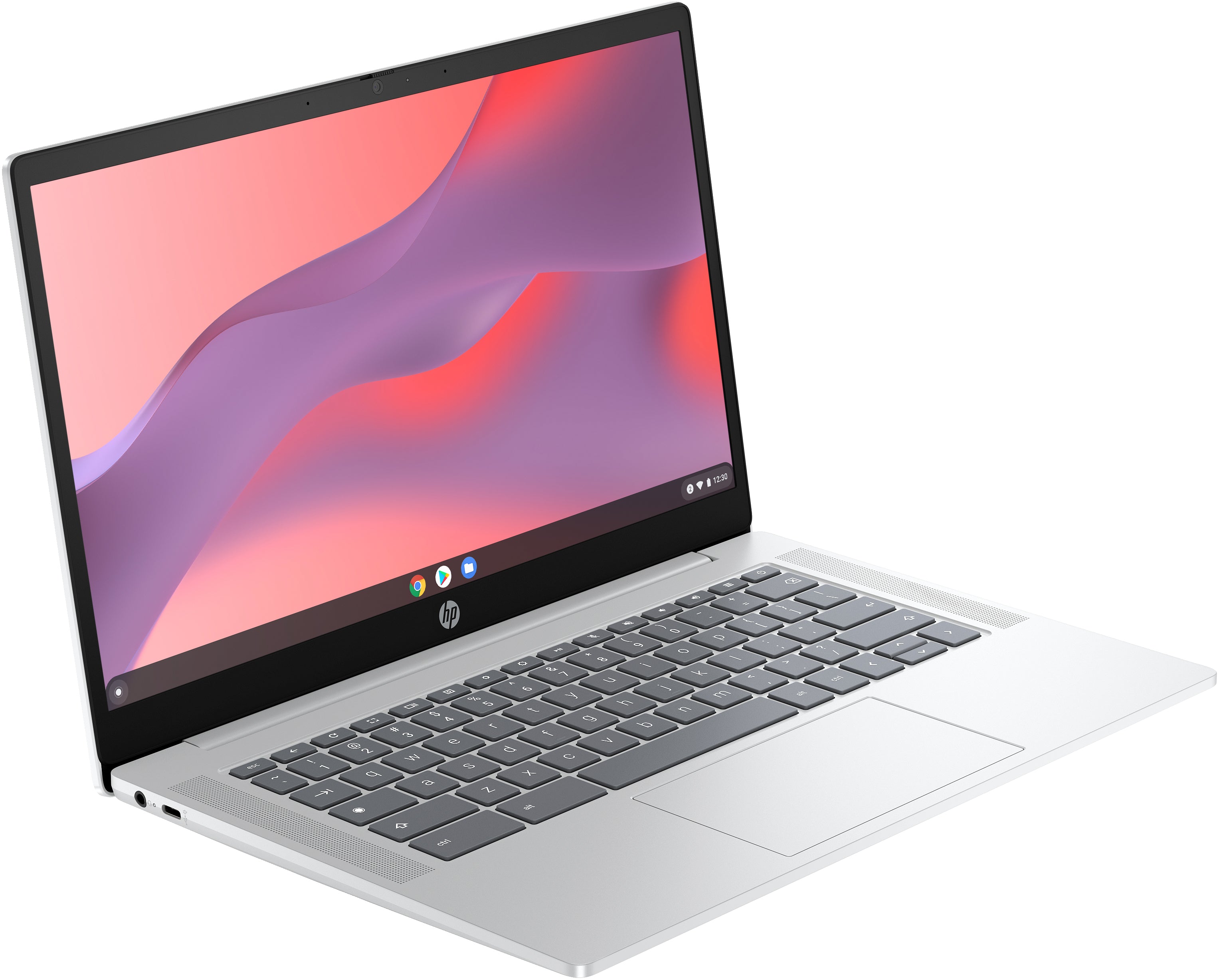 HP 14a-nf0002tg 14" HD Chromebook, Intel N100, 0.8GHz, 4GB RAM, 64GB eMMC, ChromeOS - 9P1T8UA#ABA