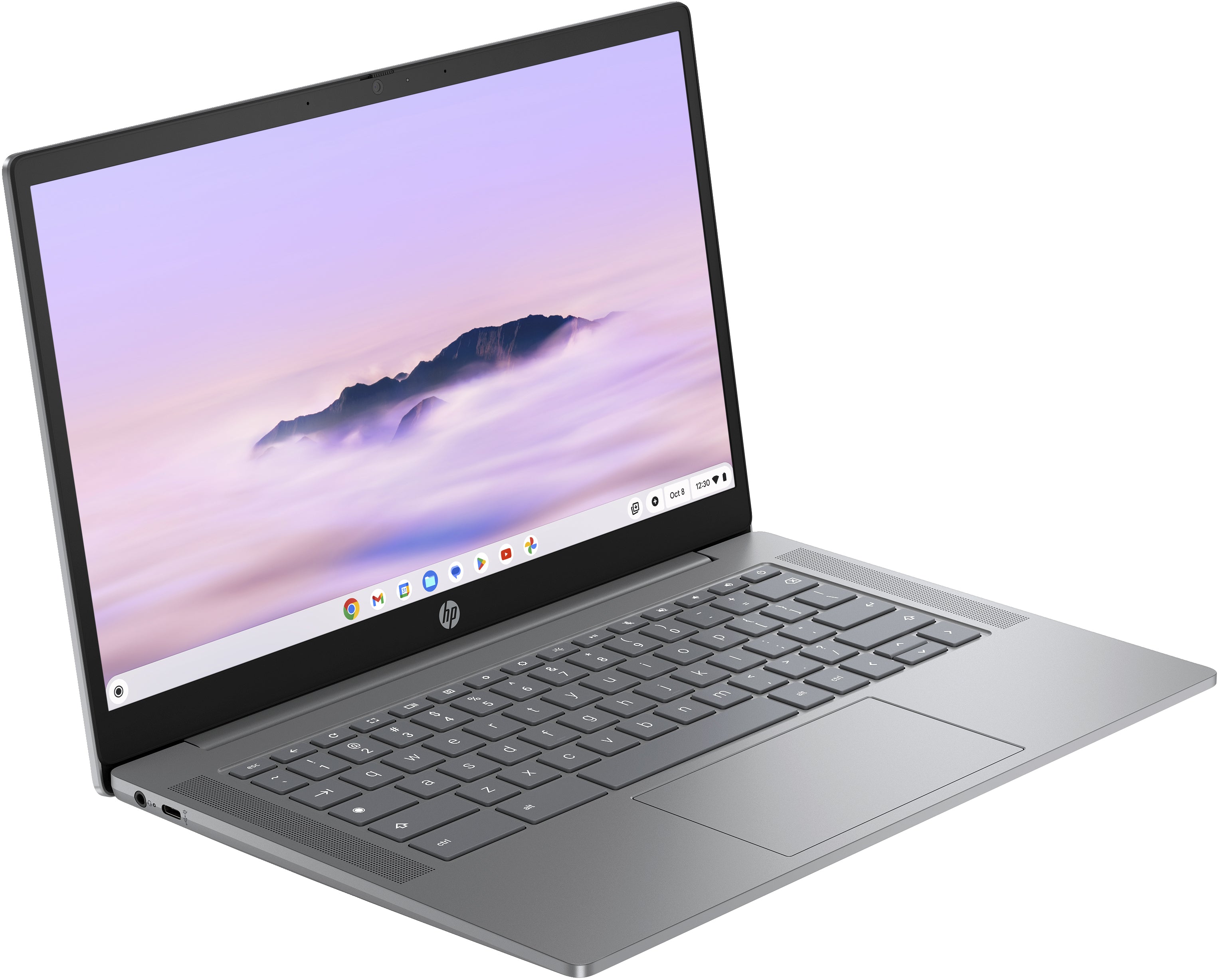 HP 14a-nf0050nr 14" FHD Chromebook, Intel i3-N305, 3.80GHz, 8GB RAM, 128GB UFS, ChromeOS - 9P9X2UA#ABA