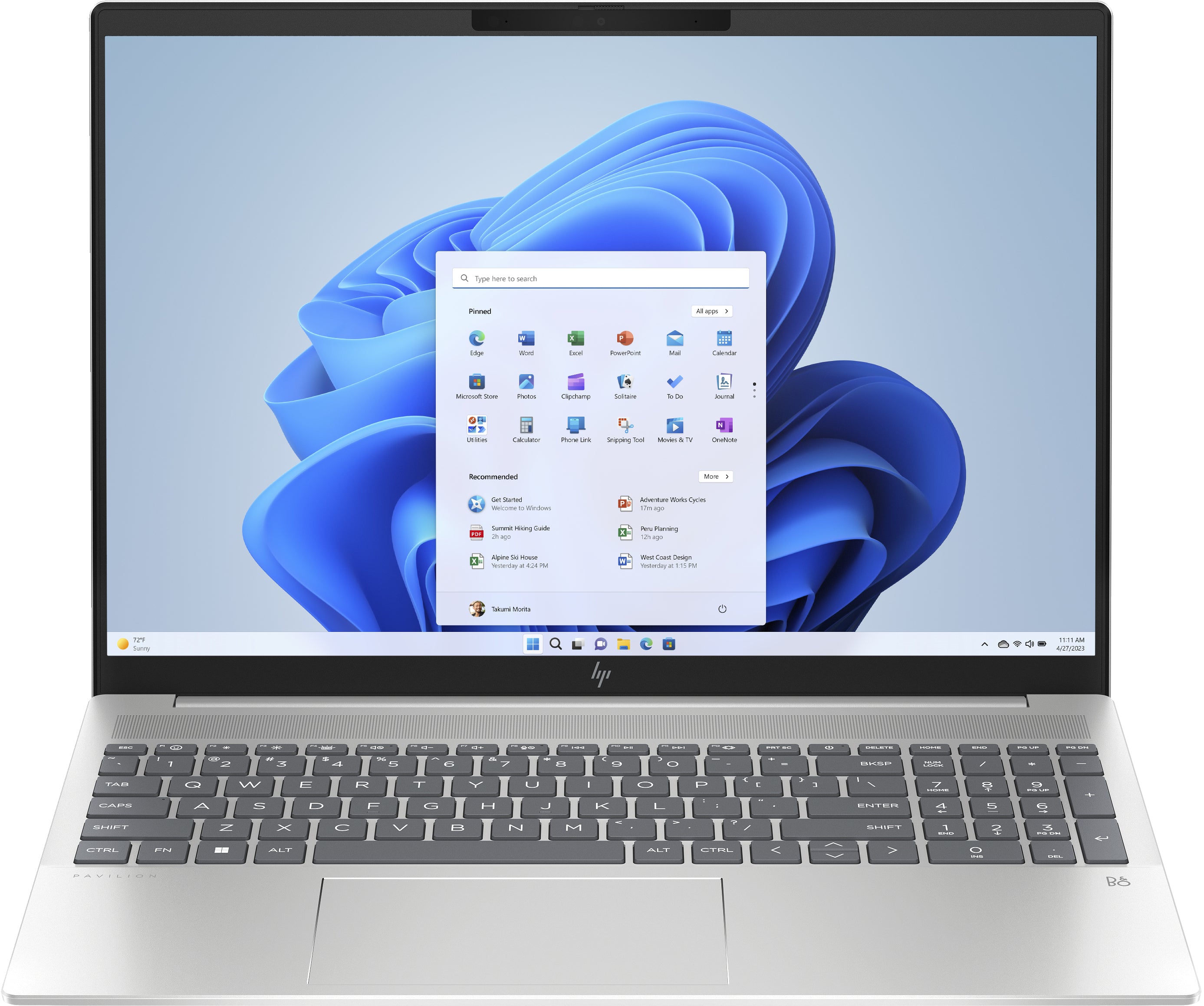 HP Pavilion Plus 16-ab0000nr 16" WQXGA Notebook, Intel i5-13500H, 2.60GHz, 16GB RAM, 1TB SSD, Win11P - 92K36UA#ABA
