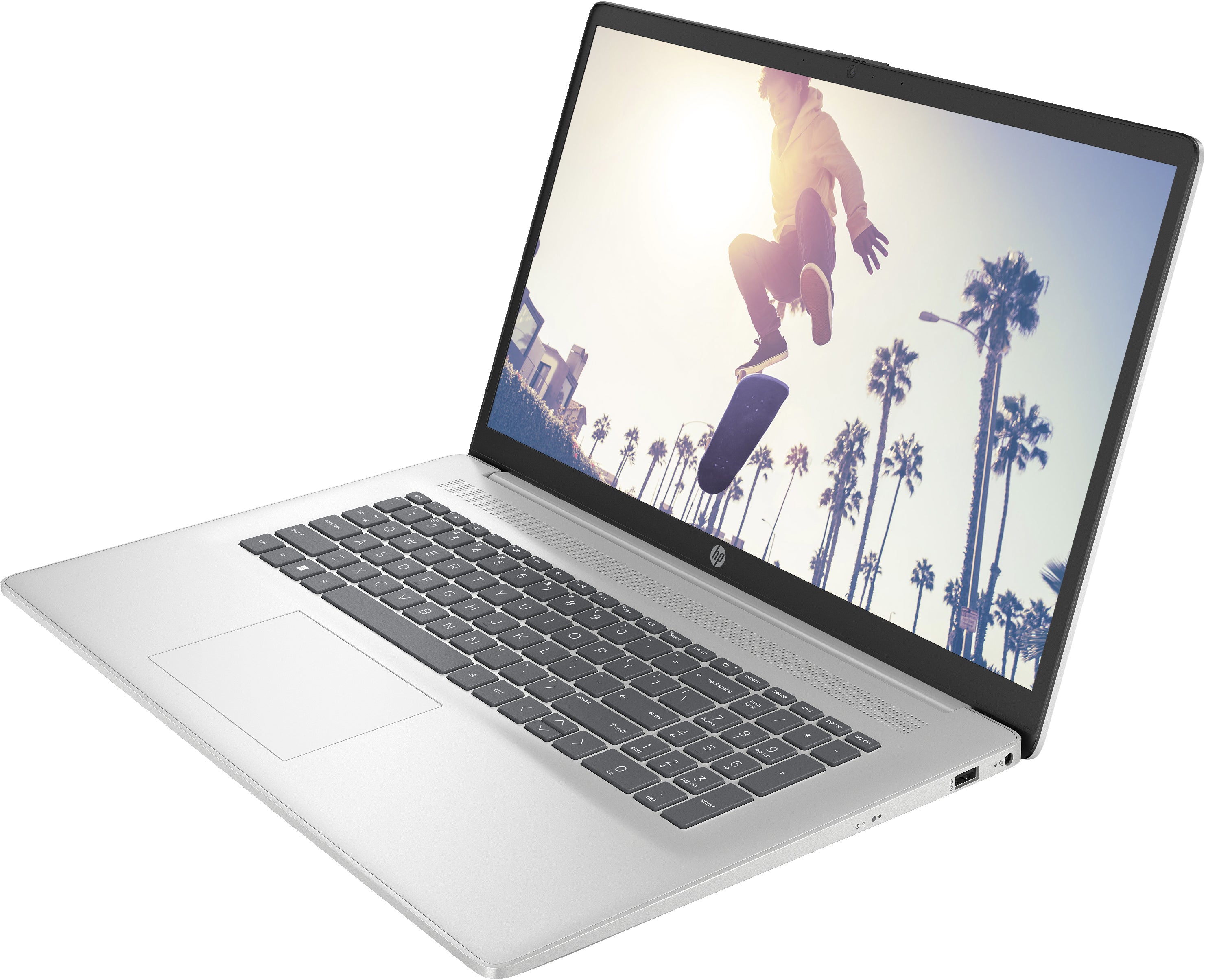 HP 17-cn4010nr 17.3" HD+ Notebook, Intel 3 100U, 4.7GHz, 8GB RAM, 256GB SSD, Win11H - 9P9Y0UA#ABA