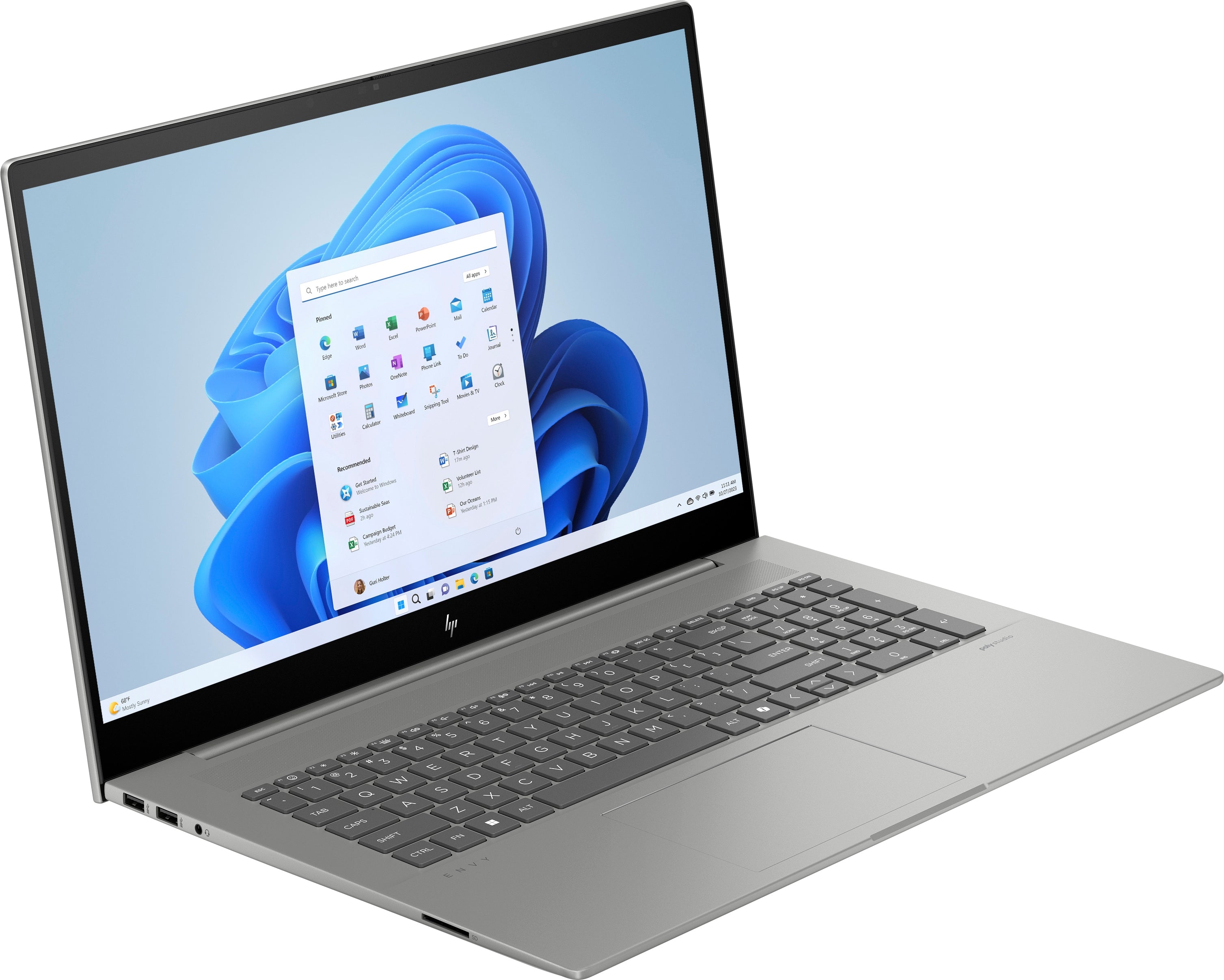HP Envy 17-cw1010nr 17.3" FHD Notebook, Intel U7 155H, 1.40GHz, 16GB RAM, 1TB SSD, W11H- 9Q036UA#ABA