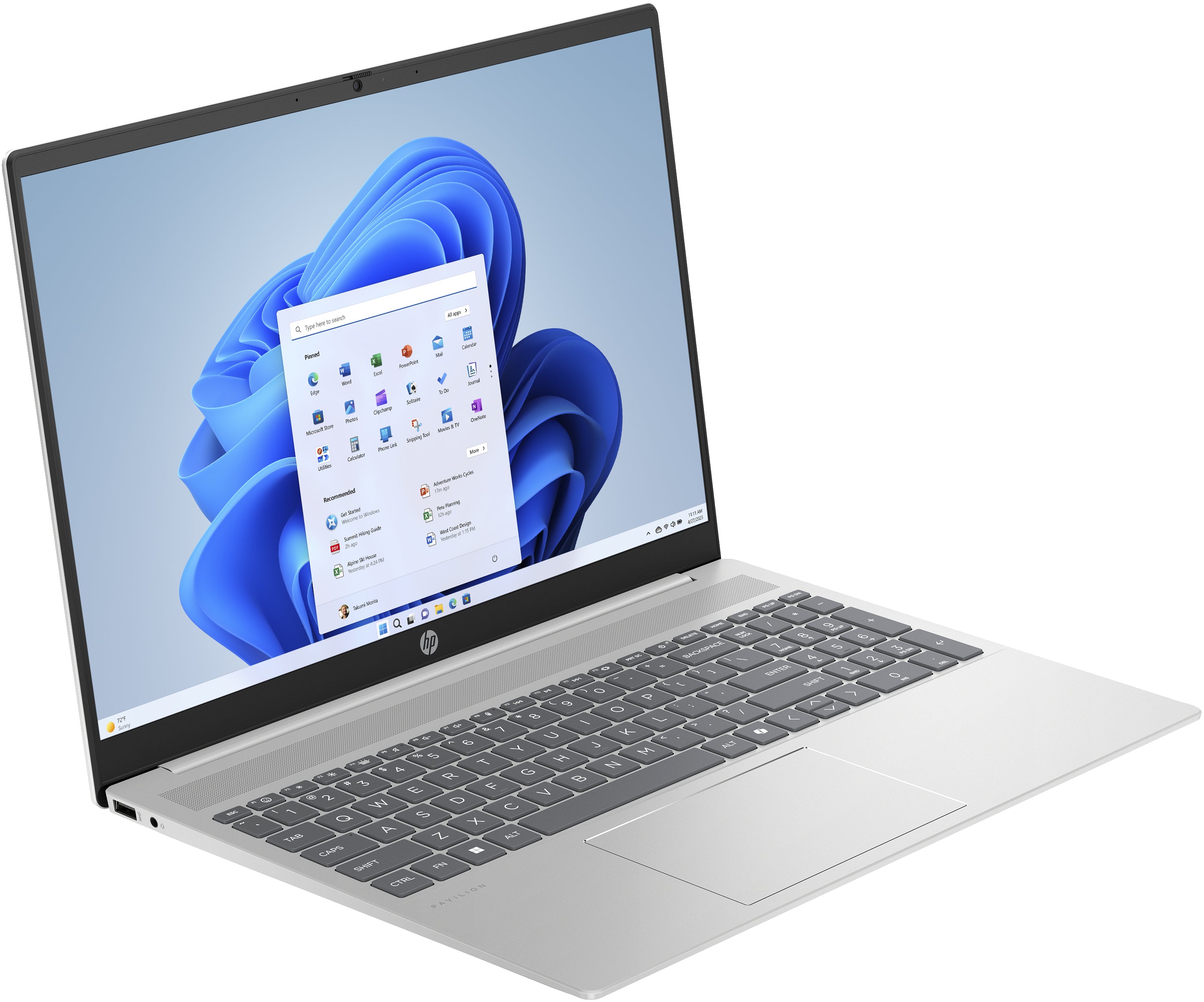 HP Pavilion 16-af0761nr 16" WUXGA Notebook, Intel Ultra 7 155U, 1.70GHz, 16GB RAM, 1TB SSD, Win11H - A42QFUA#ABA