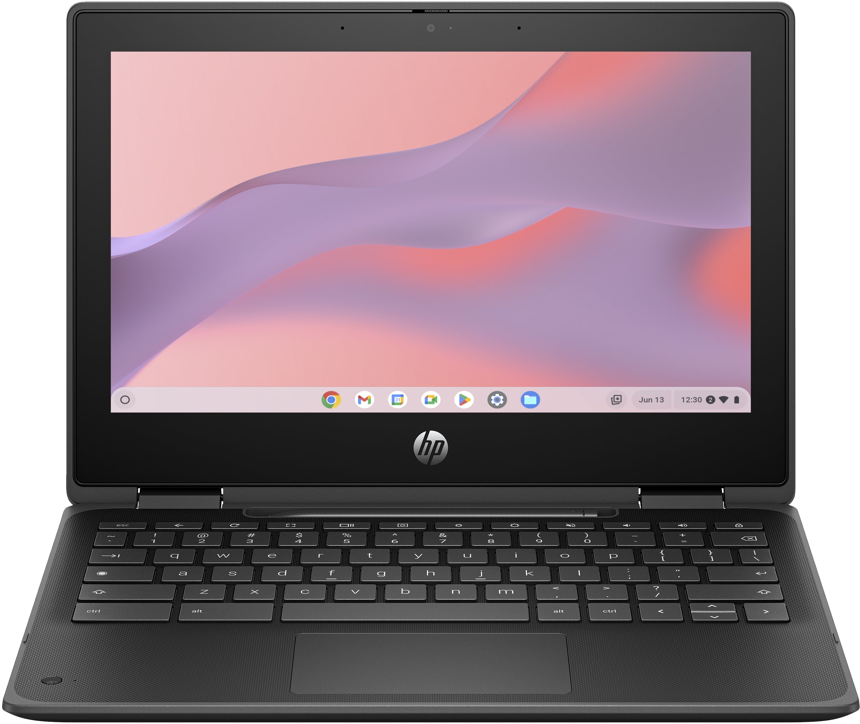 HP Fortis x360 11 G5 11.6" HD Convertible Chromebook, Intel N100, 0.8GHz, 4GB RAM, 32GB eMMC, ChromeOS - 9R396UT#ABA