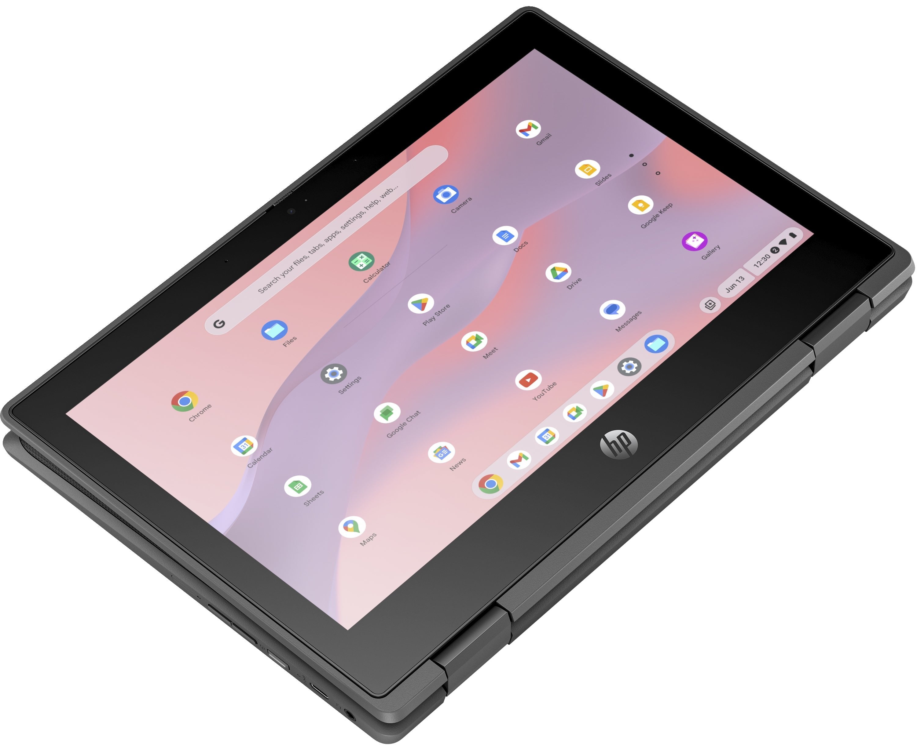 HP Fortis x360 11 G5 11.6" HD Convertible Chromebook, Intel N100, 0.8GHz, 4GB RAM, 32GB eMMC, ChromeOS - 9R396UT#ABA