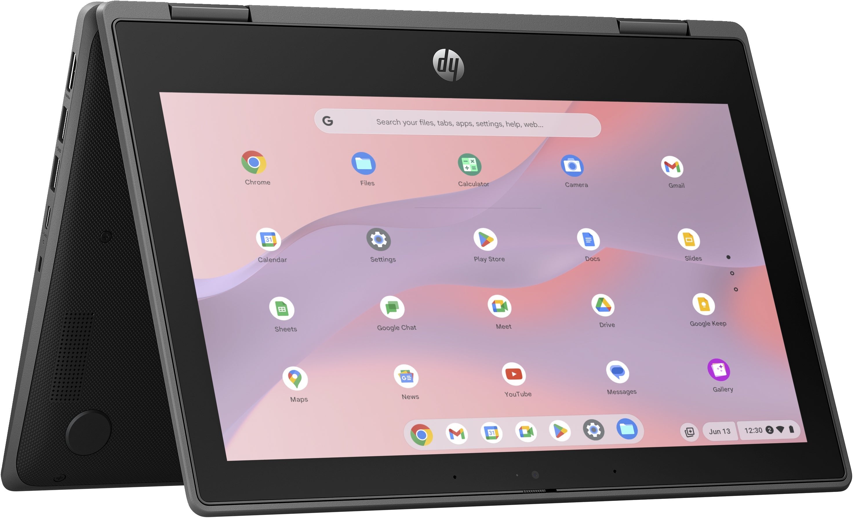 HP Fortis x360 11 G5 11.6" HD Convertible Chromebook, Intel N100, 0.8GHz, 4GB RAM, 32GB eMMC, ChromeOS - 9R396UT#ABA