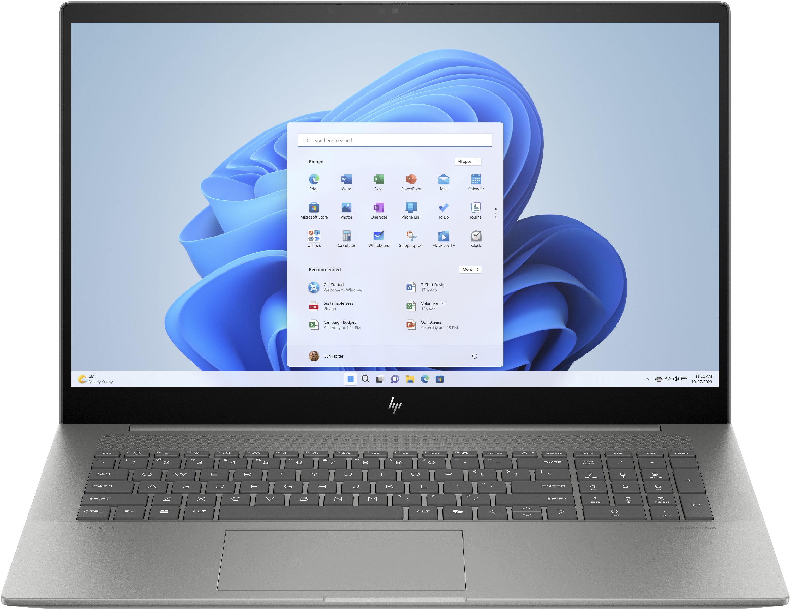 HP ENVY 17-cw1097nr 17.3" 4K UHD Notebook, Intel U7 155U, GeForce RTX 3050, 32GB RAM, 1TB SSD, W11H- 9U7B9UA#ABA (Refurbished)