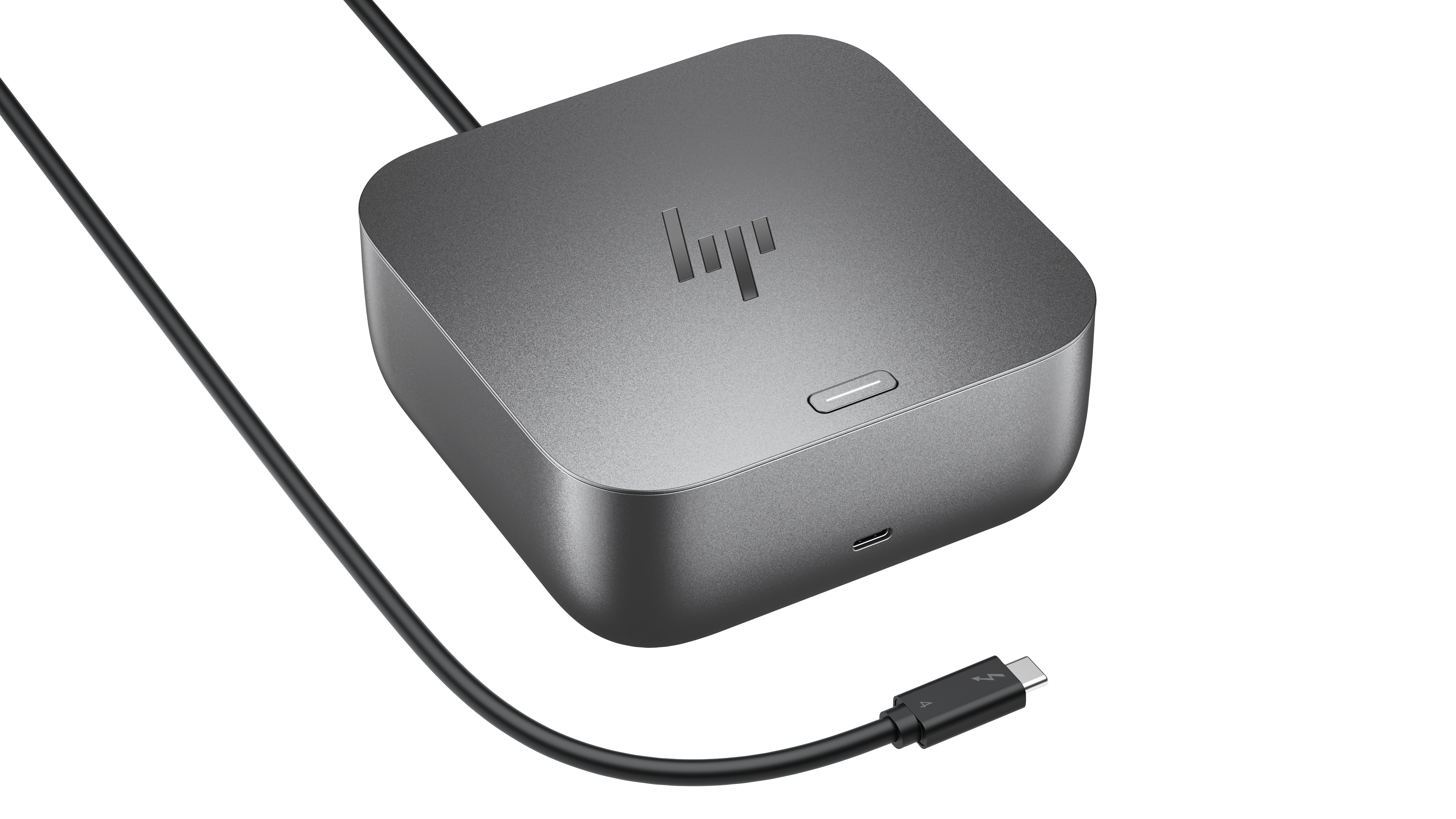 HP Thunderbolt 100W TAA G6 Dock, USB-C, HDMI, RJ45, Thunderbolt, DisplayPort - 9X478AA#ABA (Certified Refurbished)