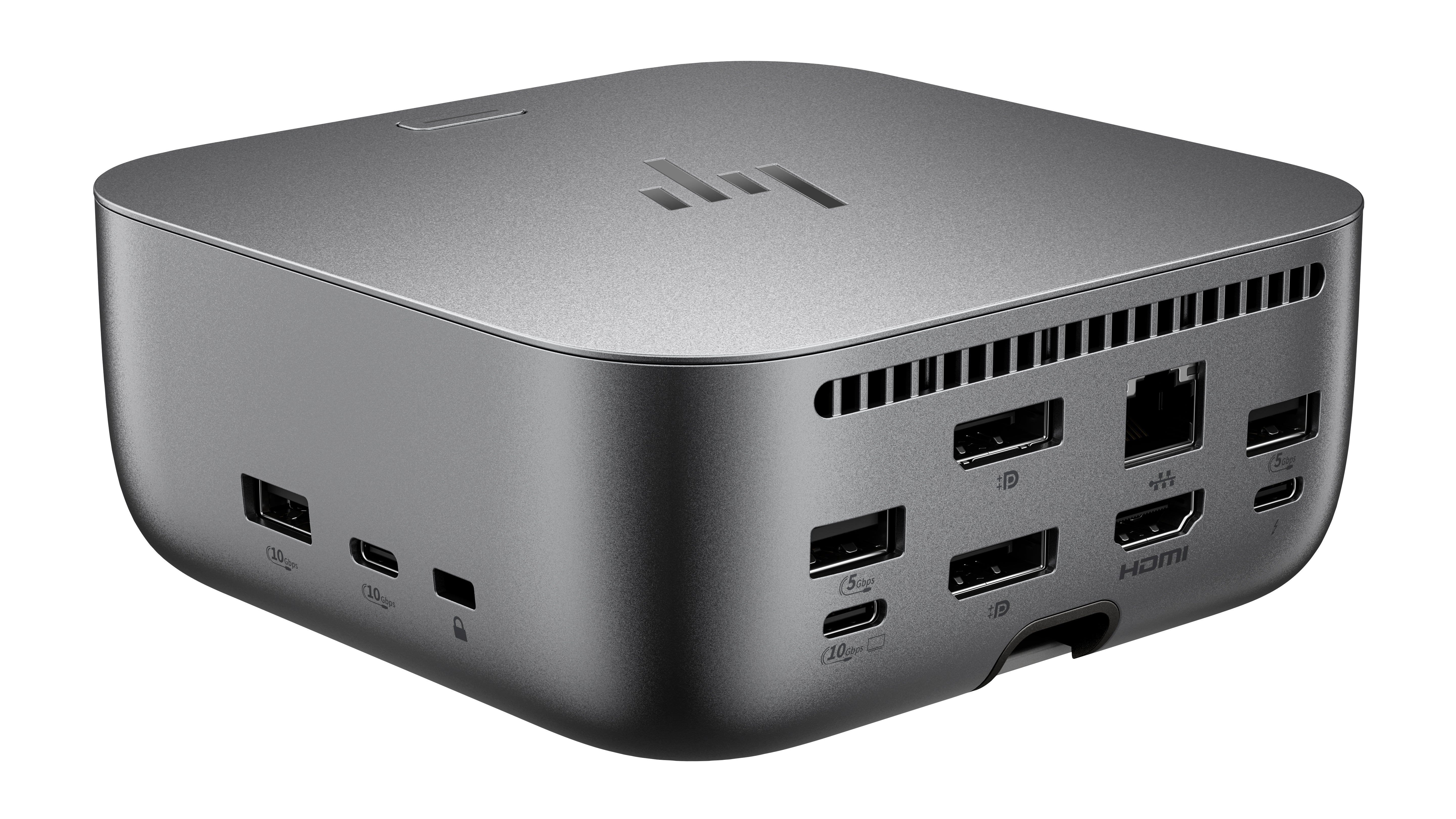 HP Thunderbolt 4 Ultra 180W G6 Dock, USB-C, HDMI, RJ45, Thunderbolt, DisplayPort - 9X481UT#ABA (Certified Refurbished)