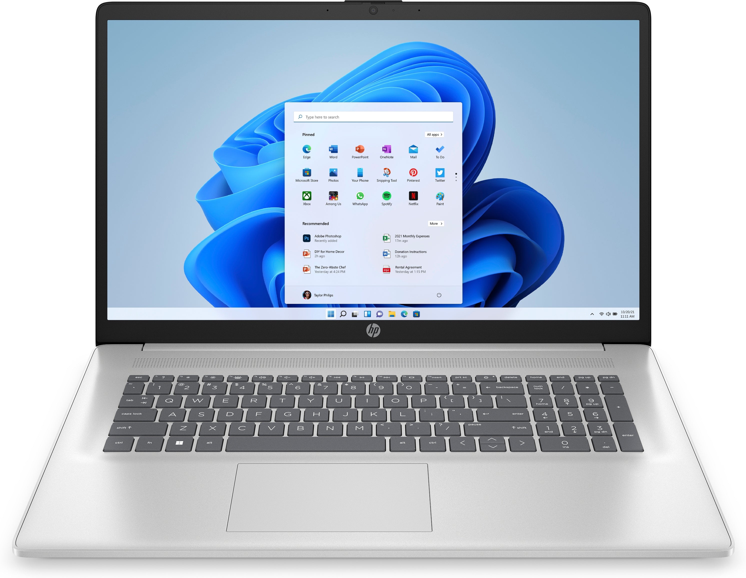 HP 17-cn5037nr 17.3" FHD Notebook, Intel Ultra 7 255U, 16GB RAM, 256GB SSD, Win11HS - BE6J9UA#ABA (Certified Refurbished)